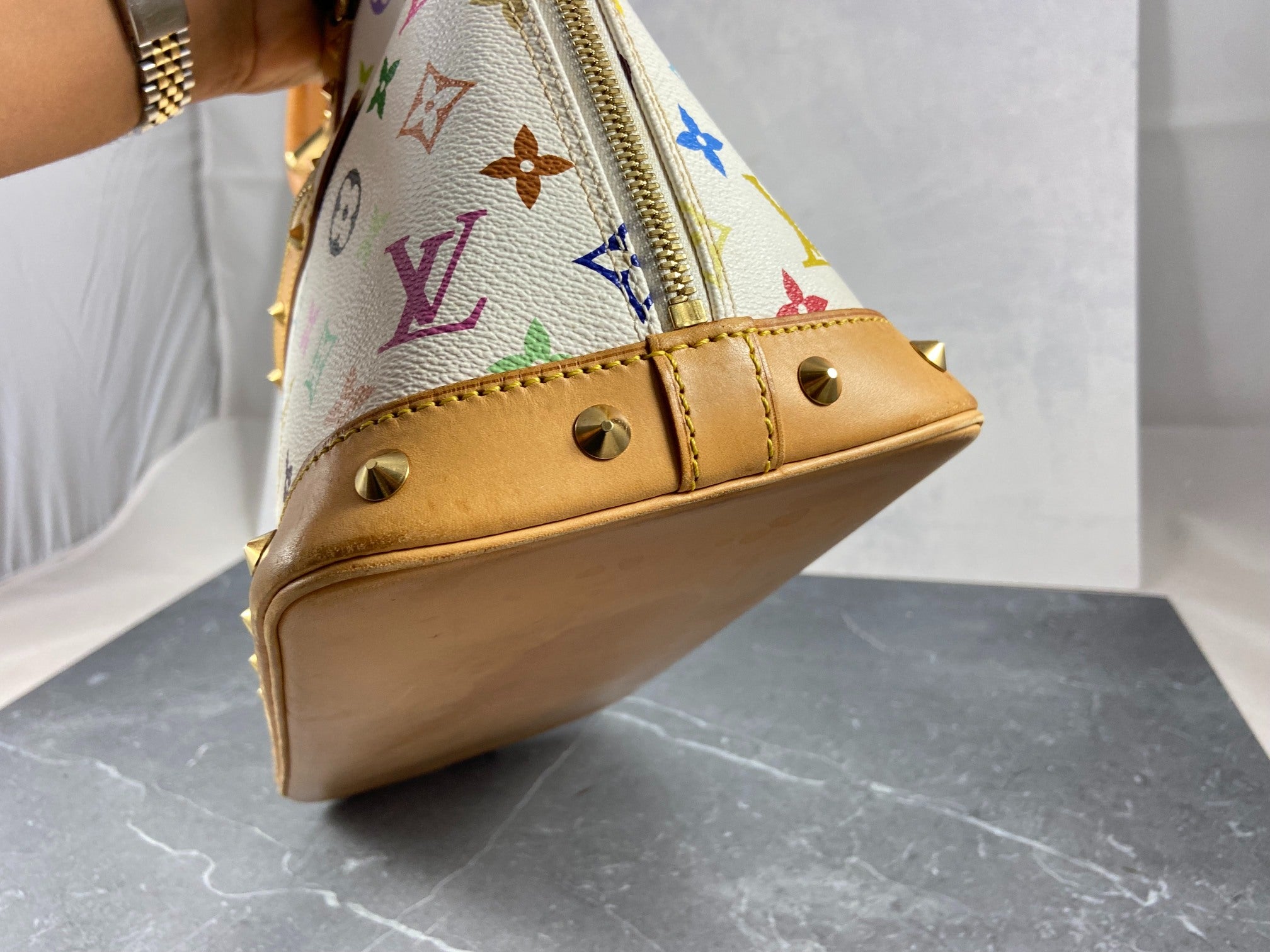 Louis Vuitton Takashi Murakami Alma PM Multicolor White