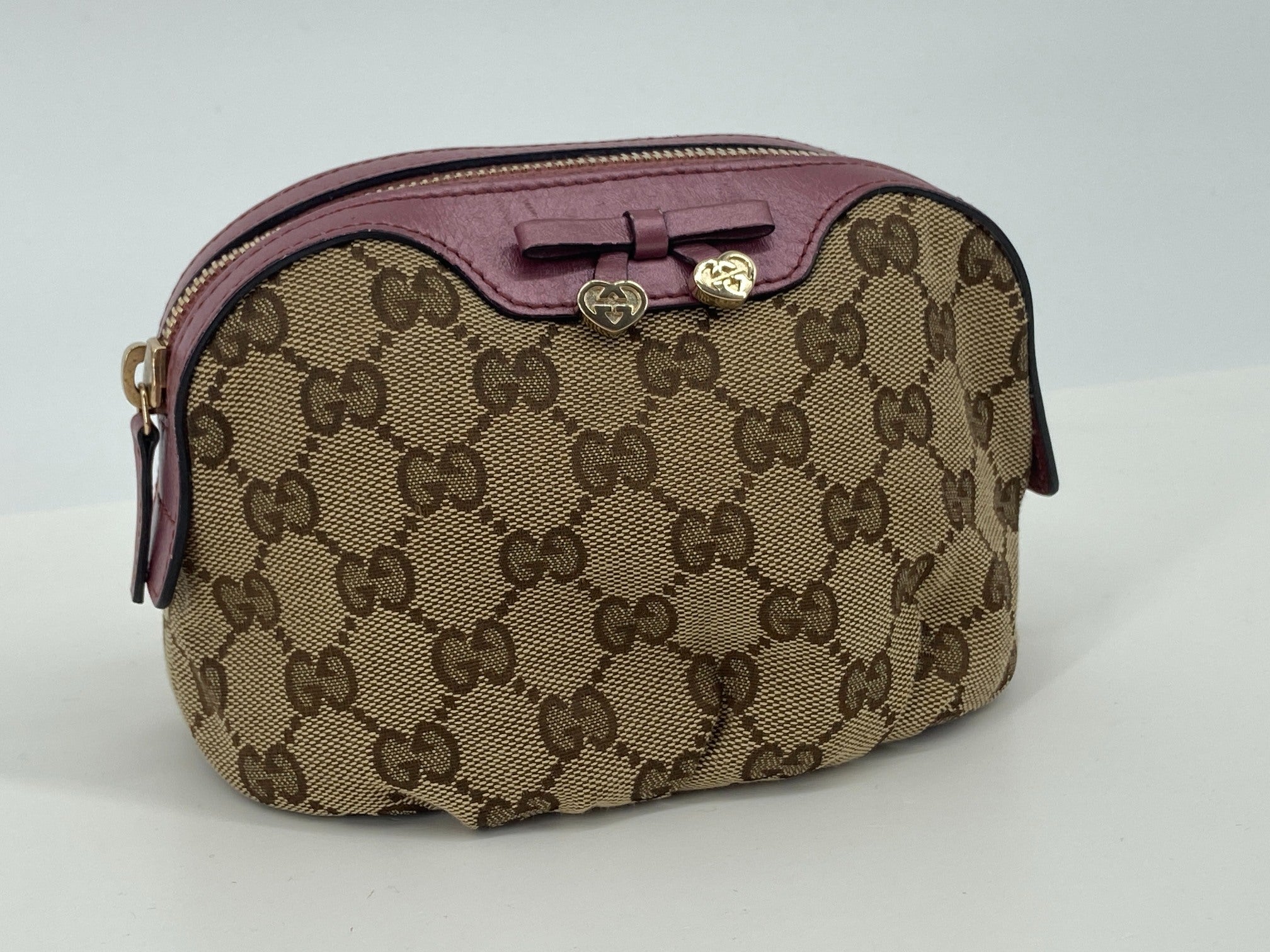 Gucci Necessaire Pouch Beige GG Monogram