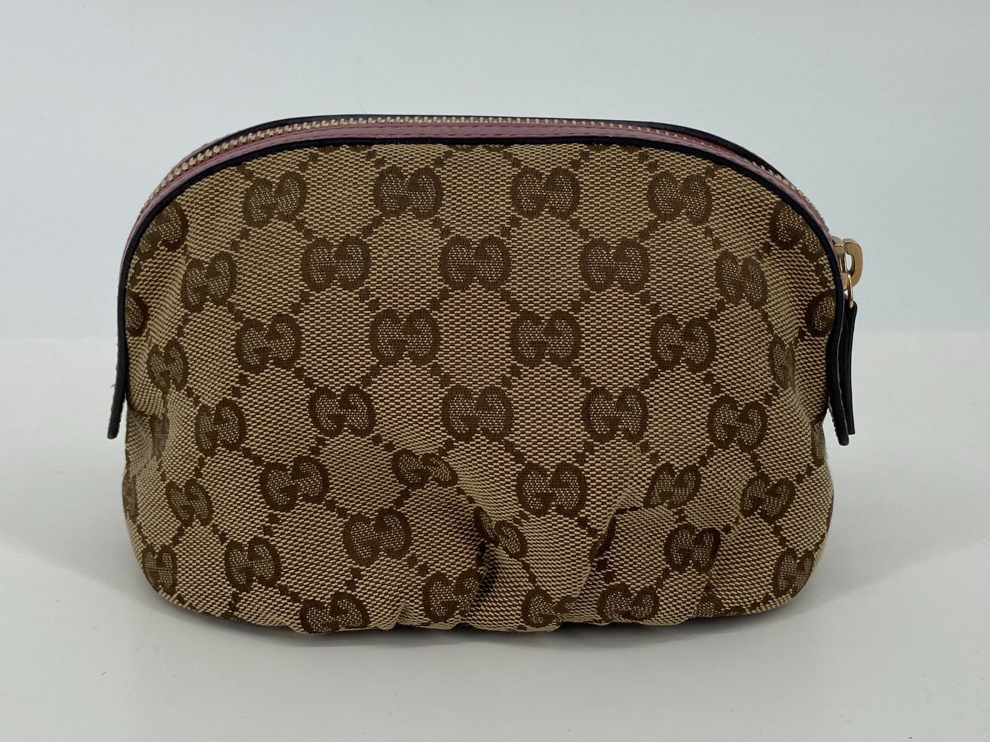 Gucci Necessaire Pouch Beige GG Monogram