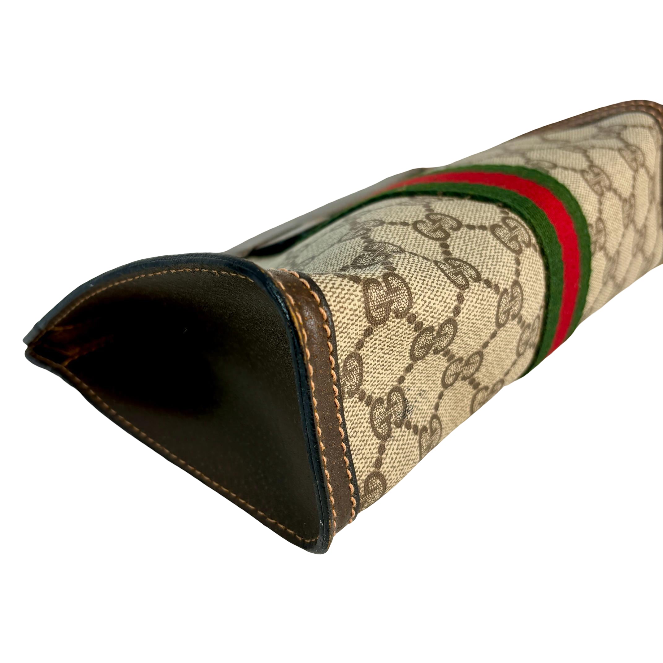 Gucci Parfums Toiletry Pouch / Clutch Beige GG Supreme Canvas
