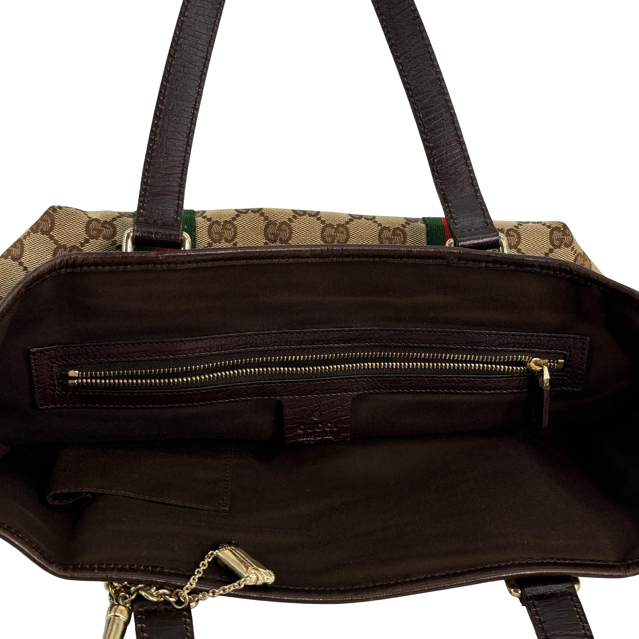 Gucci Sherry Tote Bag Beige GG Monogram