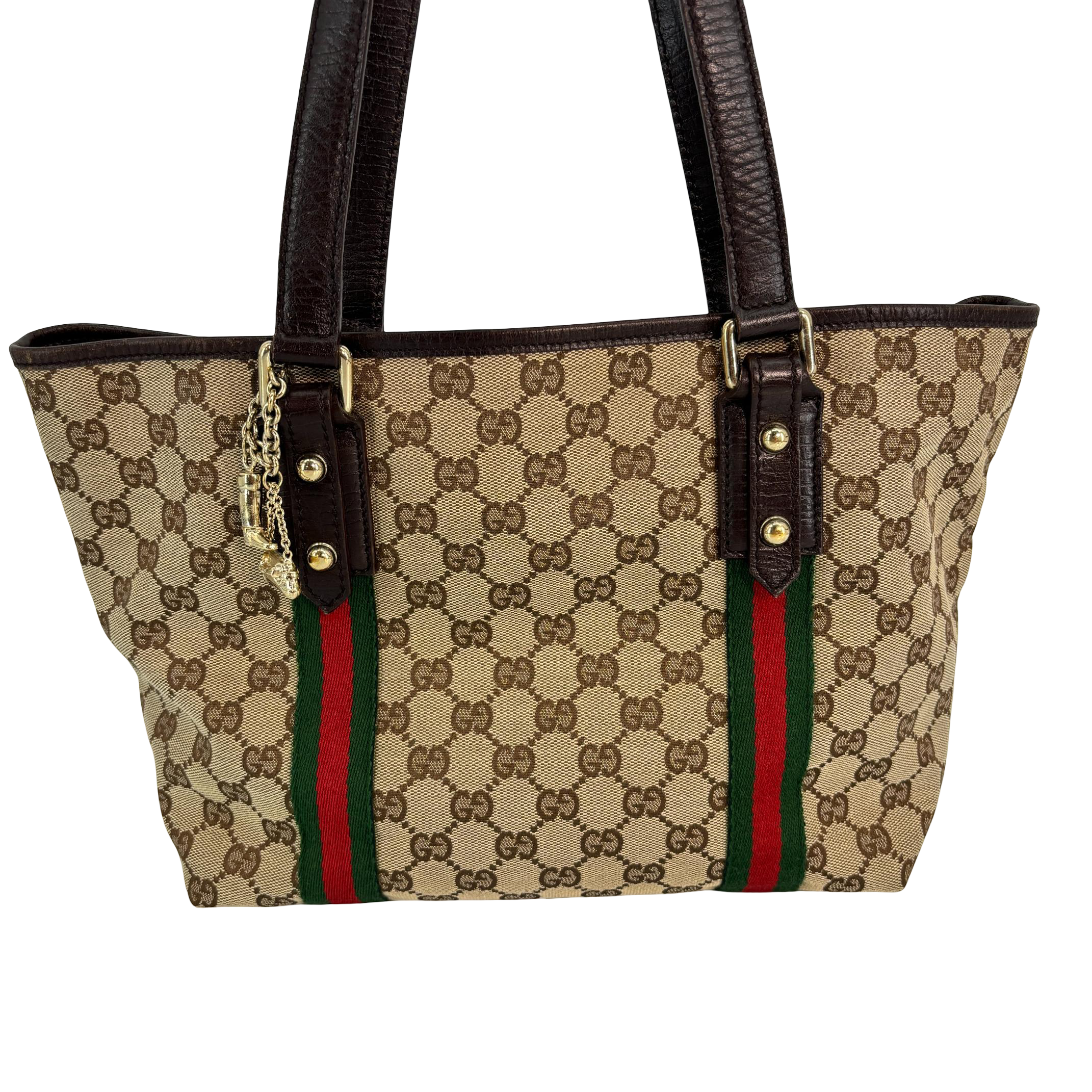 Gucci Sherry Tote Bag Beige GG Monogram