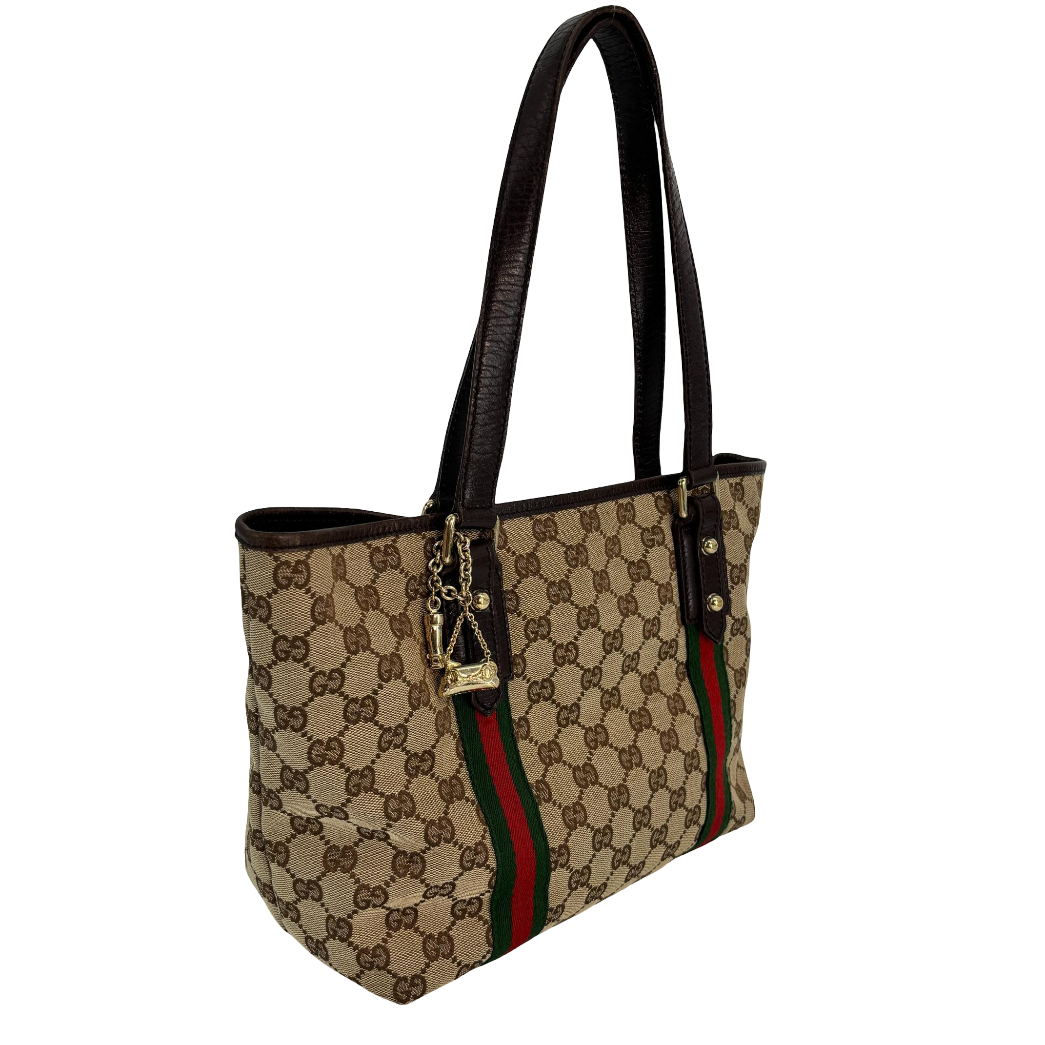 Gucci Sherry Tote Bag Beige GG Monogram