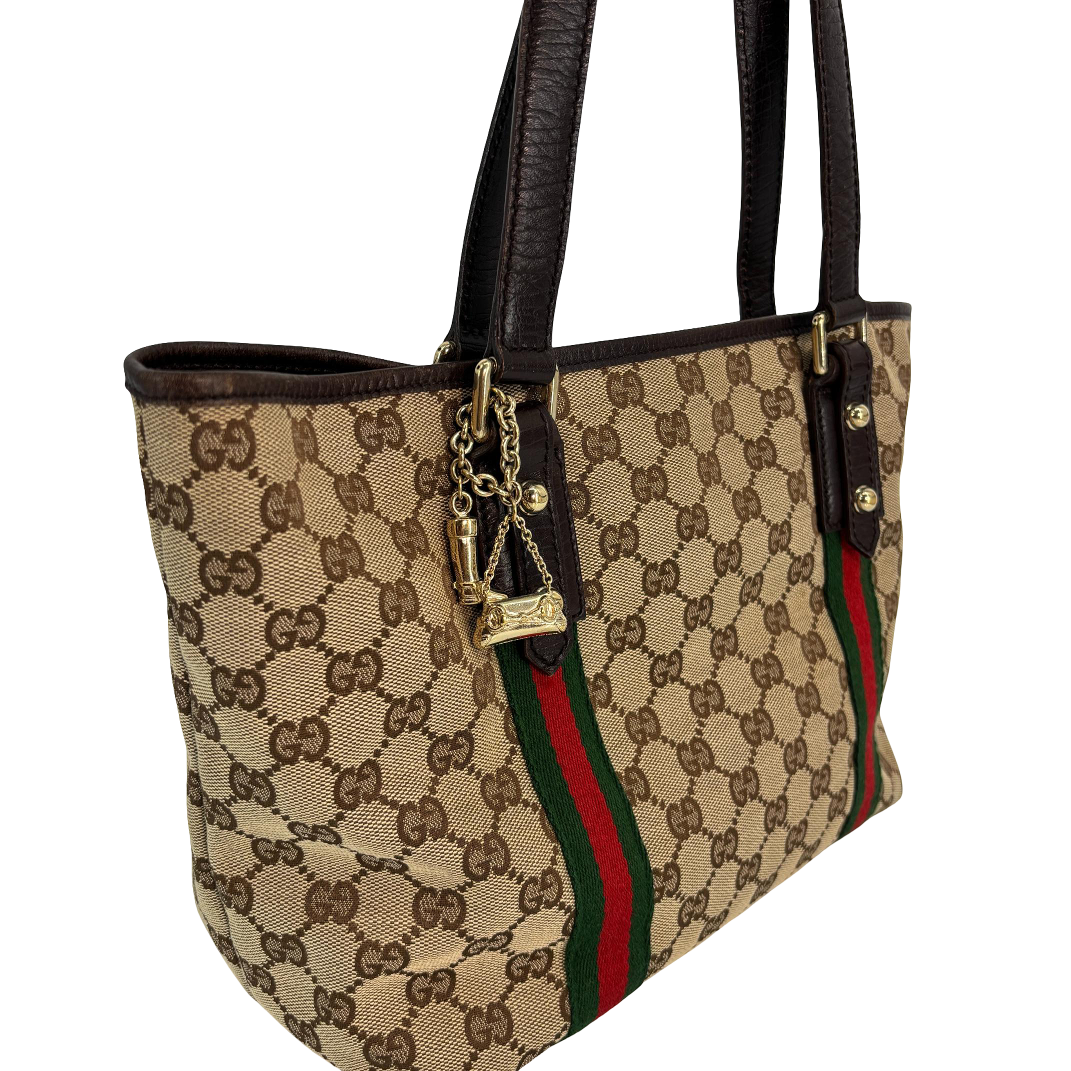 Gucci Sherry Tote Bag Beige GG Monogram