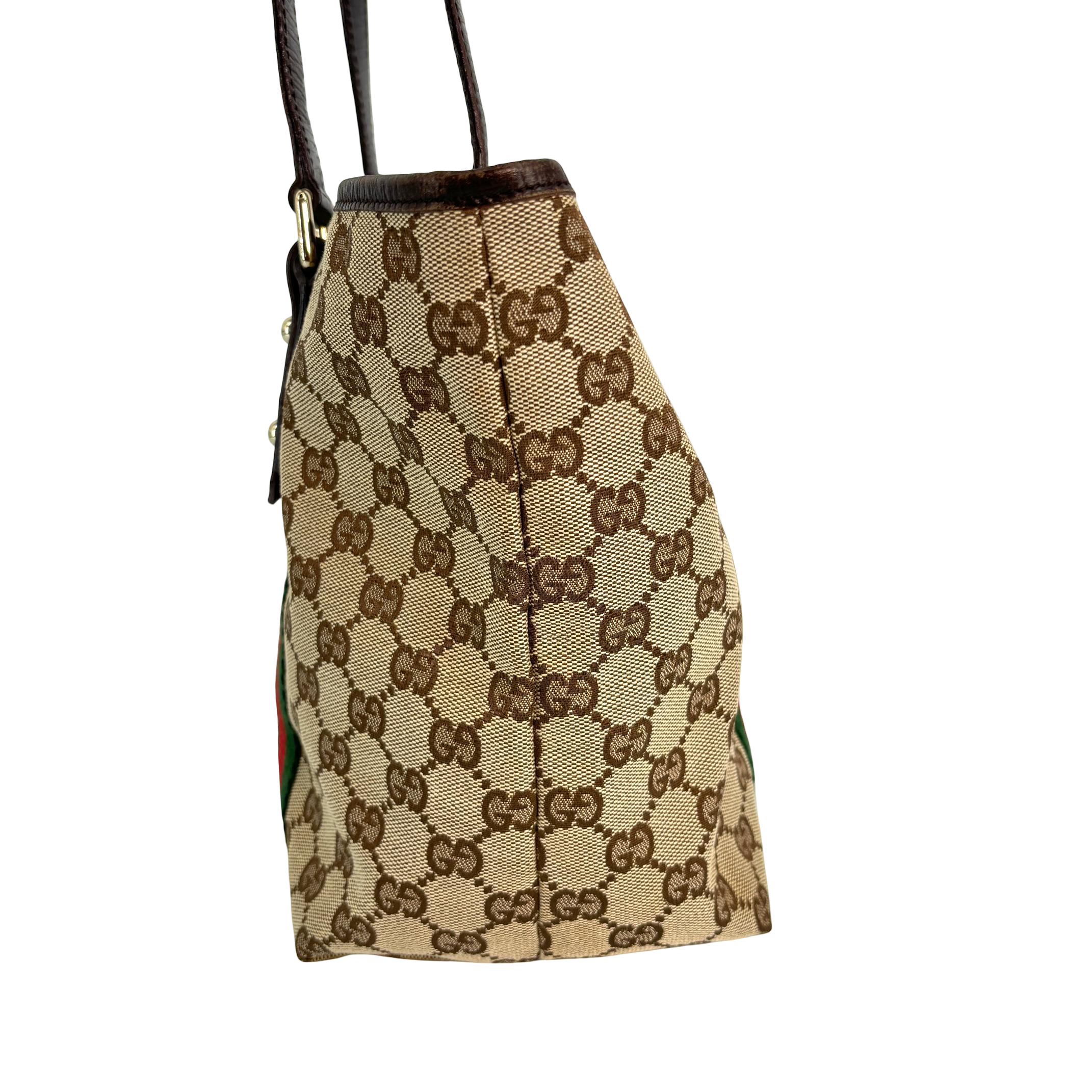 Gucci Sherry Tote Bag Beige GG Monogram