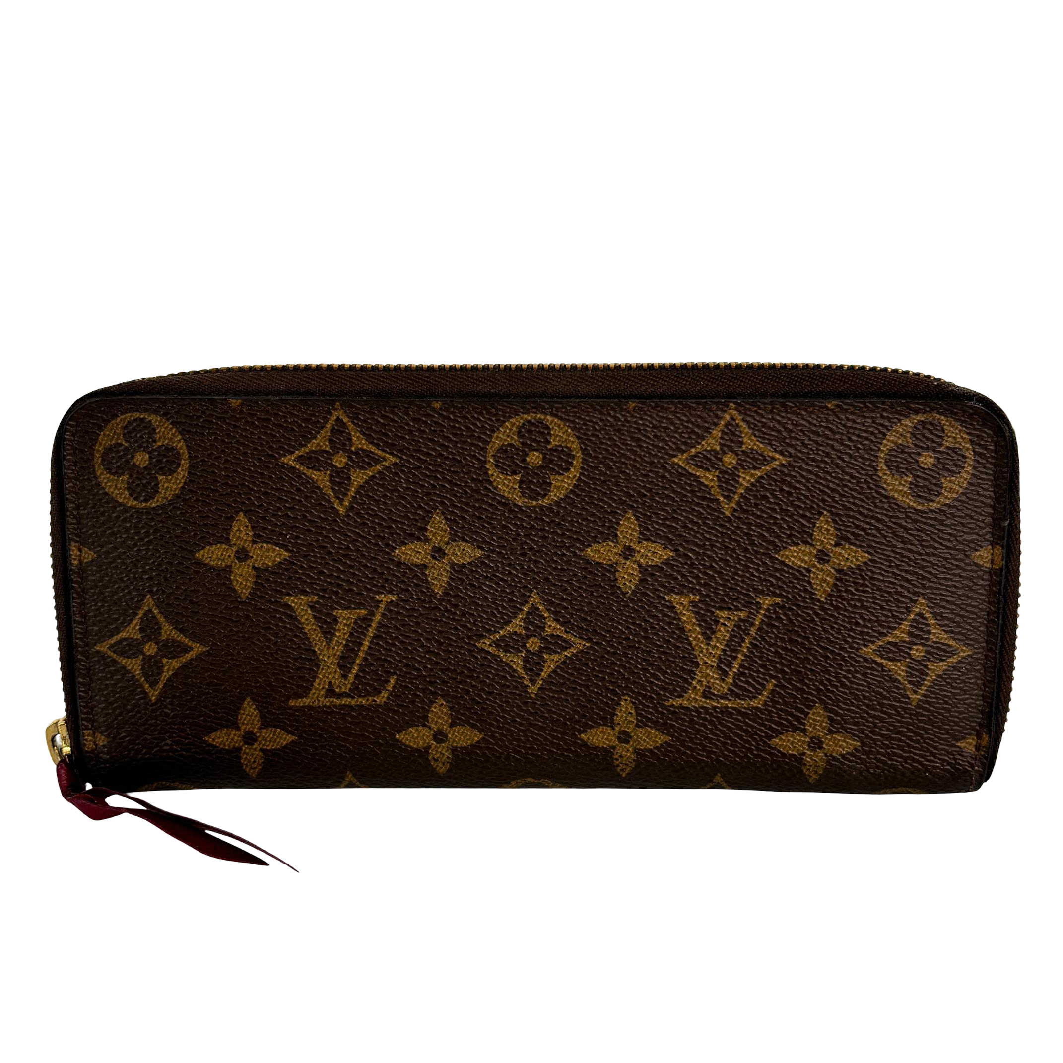 Louis Vuitton Clemence Zippy Wallet Monogram Canvas