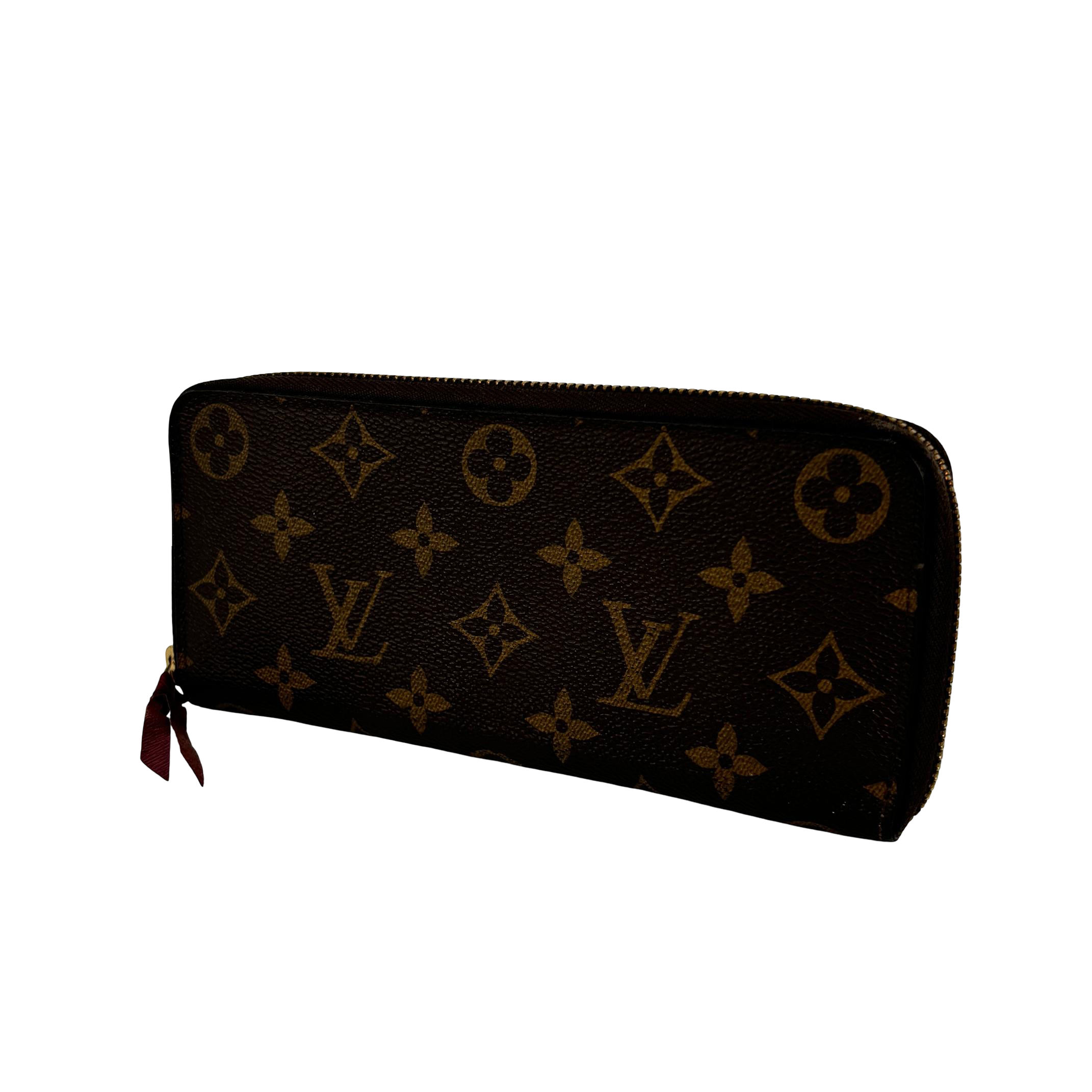 Louis Vuitton Clemence Zippy Wallet Monogram Canvas