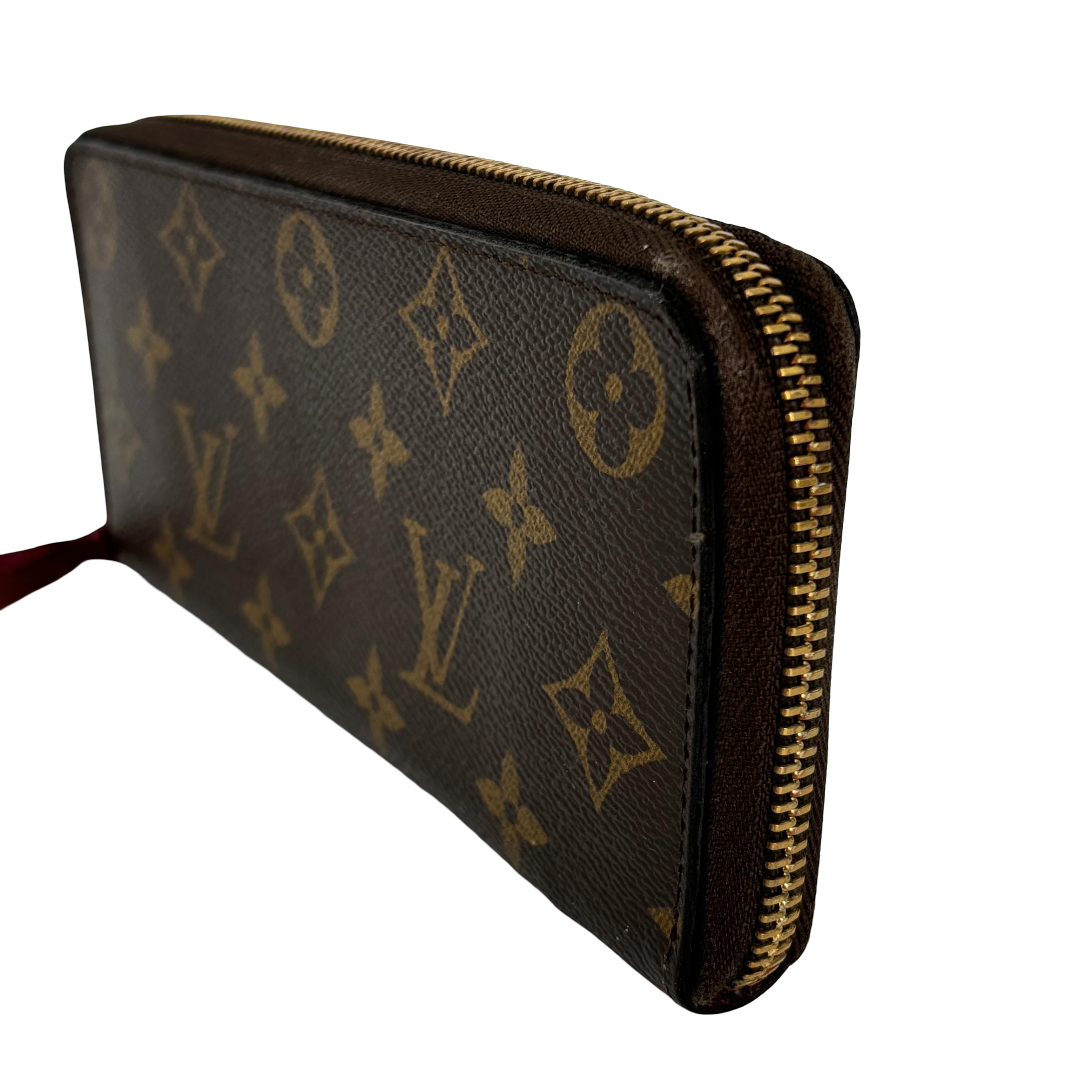 Louis Vuitton Clemence Zippy Wallet Monogram Canvas