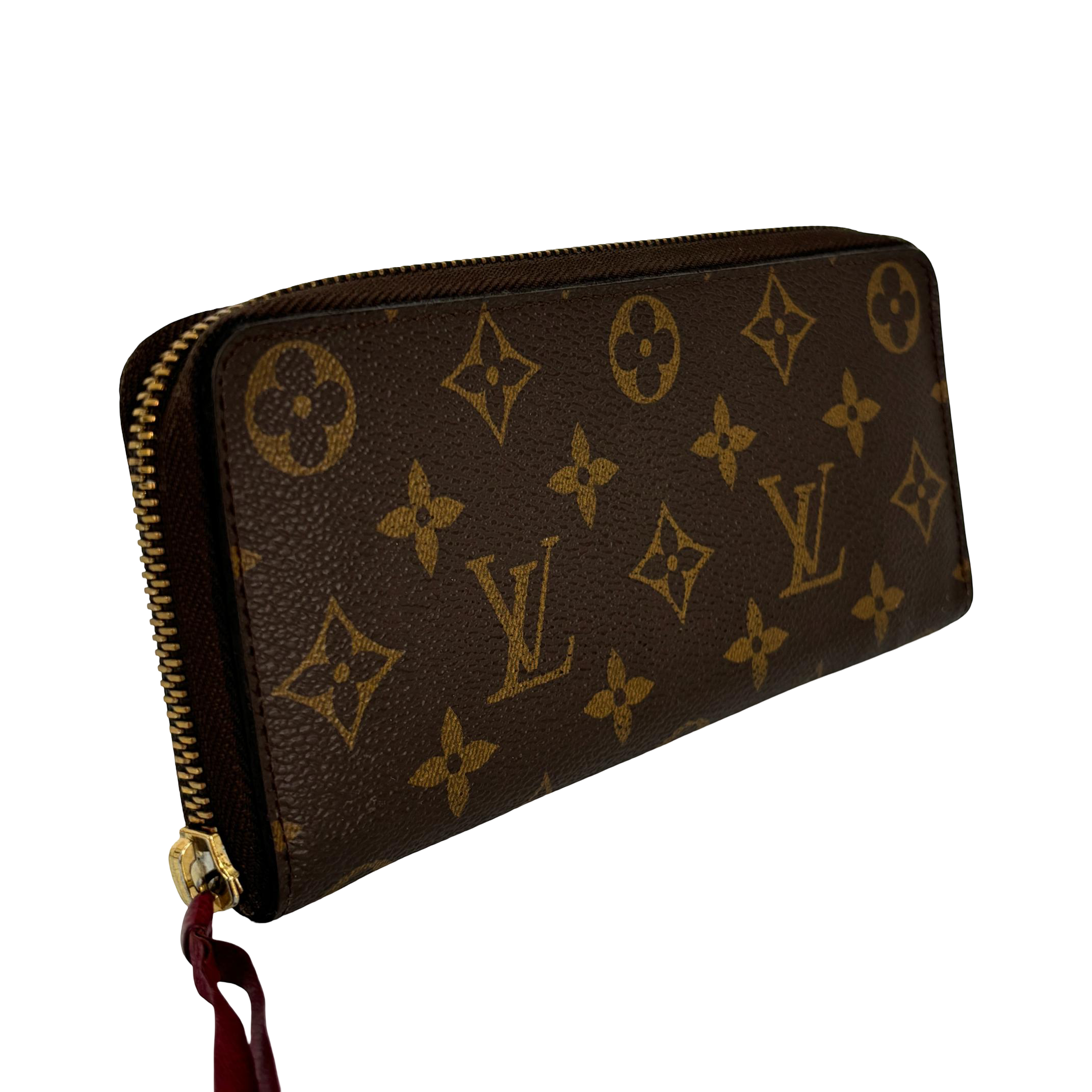Louis Vuitton Clemence Zippy Wallet Monogram Canvas