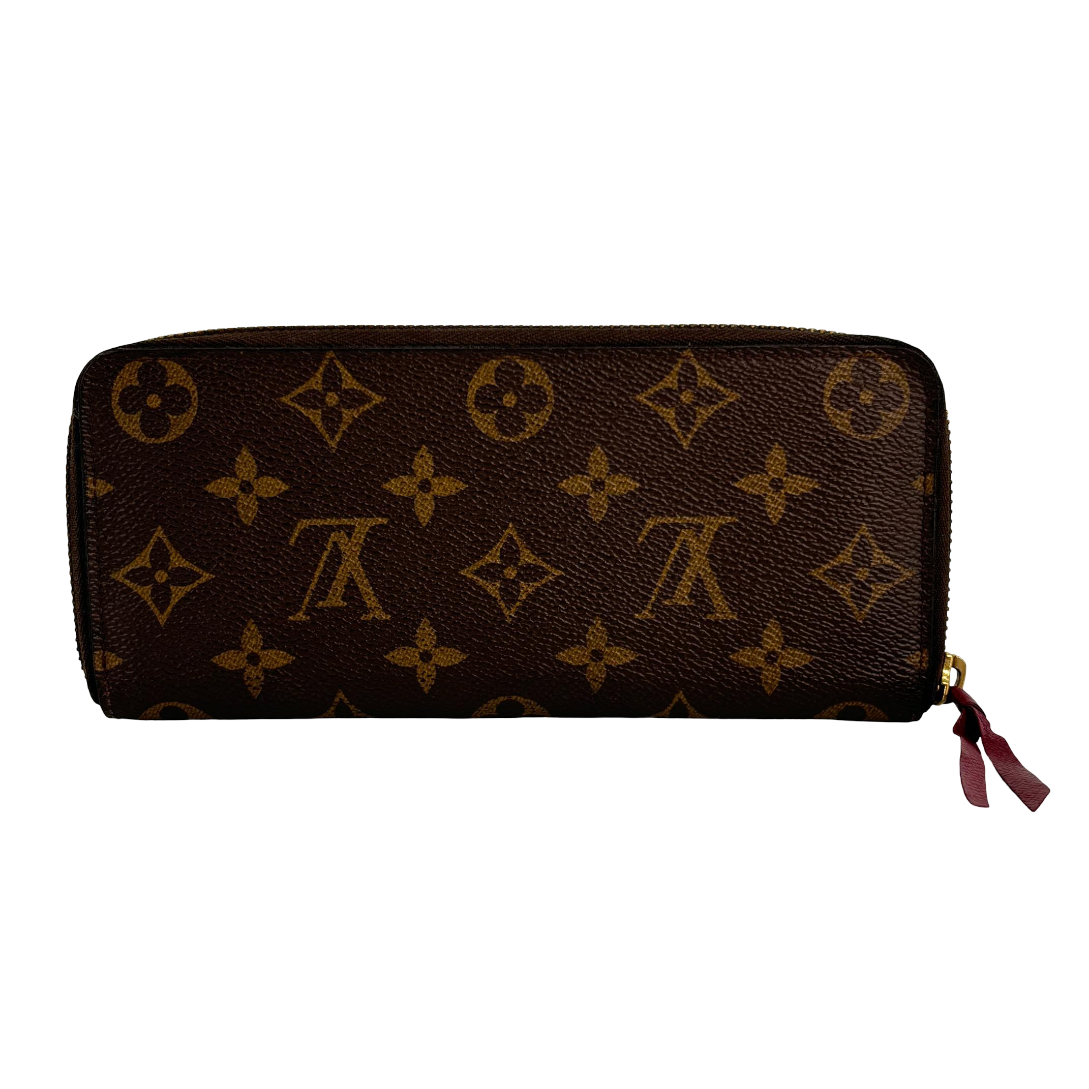 Louis Vuitton Clemence Zippy Wallet Monogram Canvas