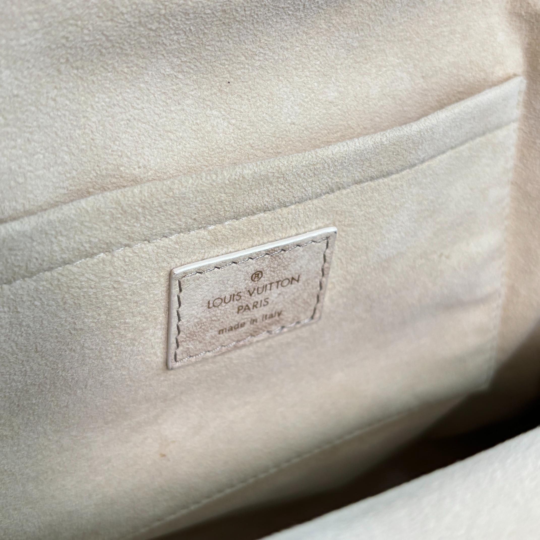 Louis Vuitton Olyme Nimbus Shoulder Bag Beige