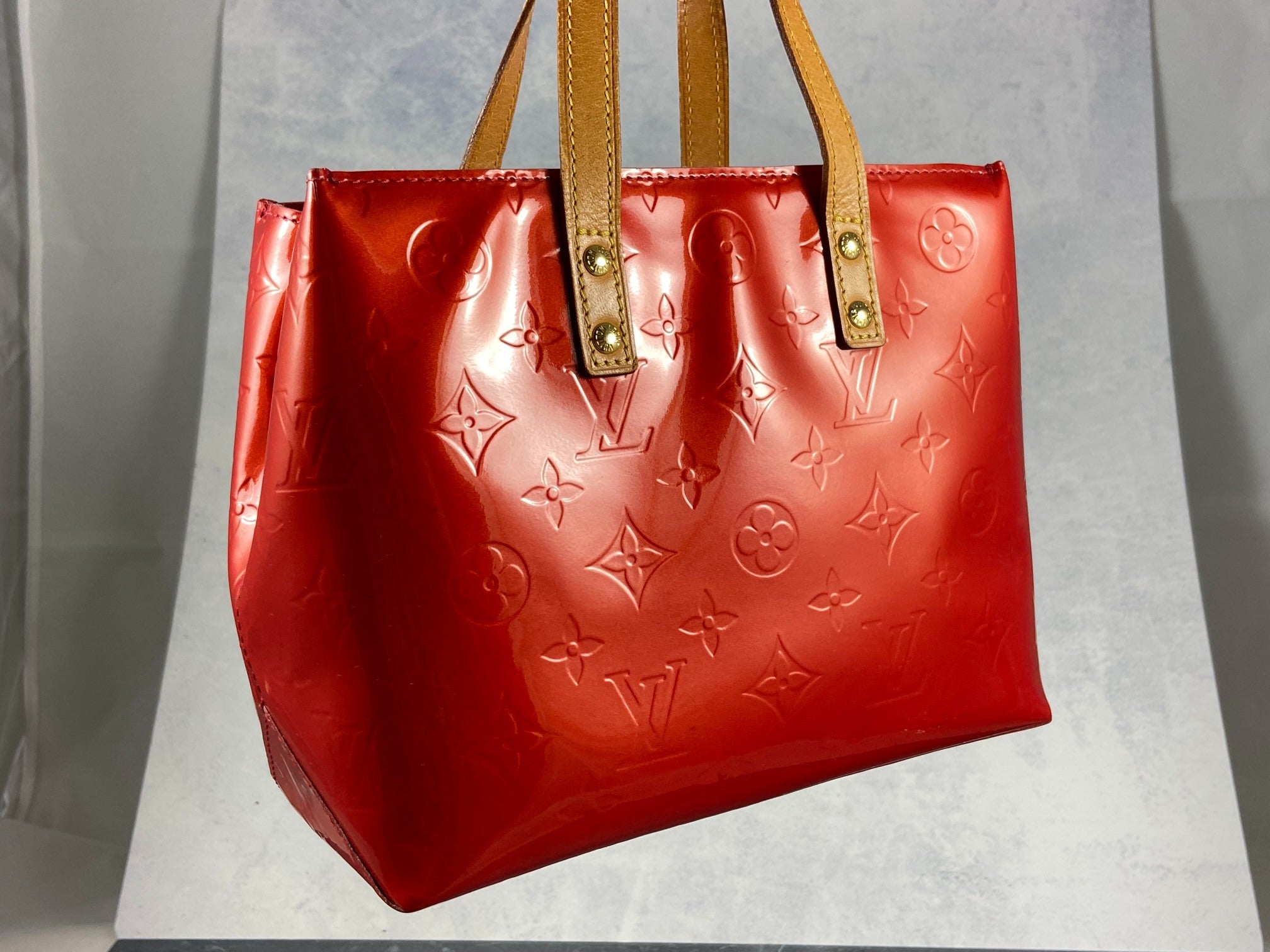 Louis Vuitton Reade PM Red Vernis Leather