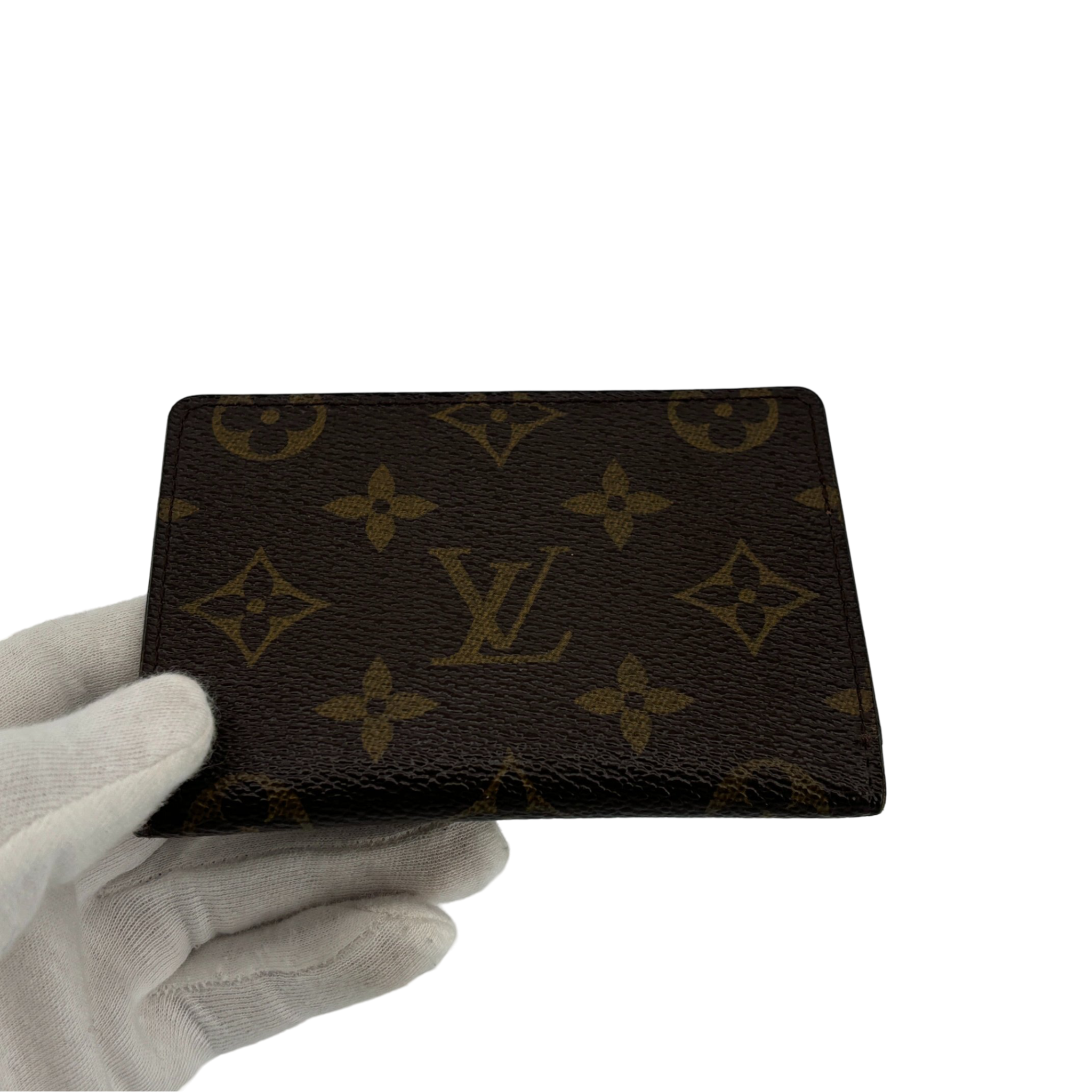 Louis Vuitton Small Wallet / Card Case Monogram Canvas
