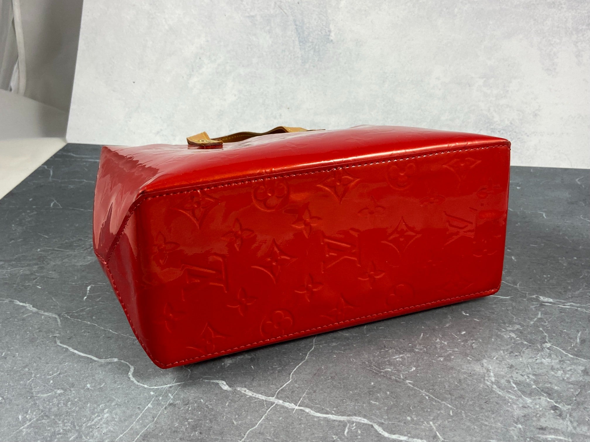 Louis Vuitton Reade PM Red Vernis Leather