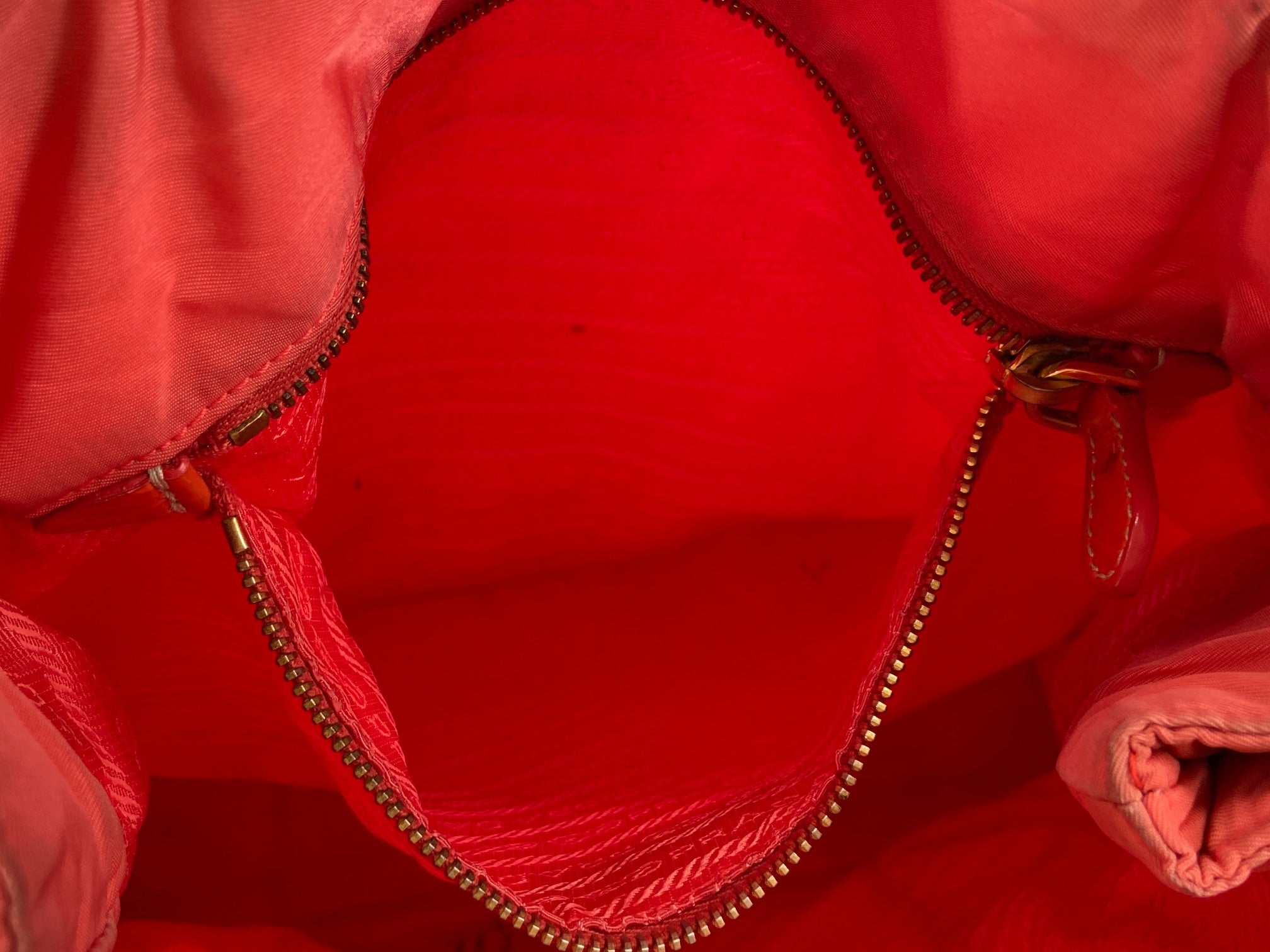 Prada Tessuto Quilted Nylon Hand / Tote Bag Pink