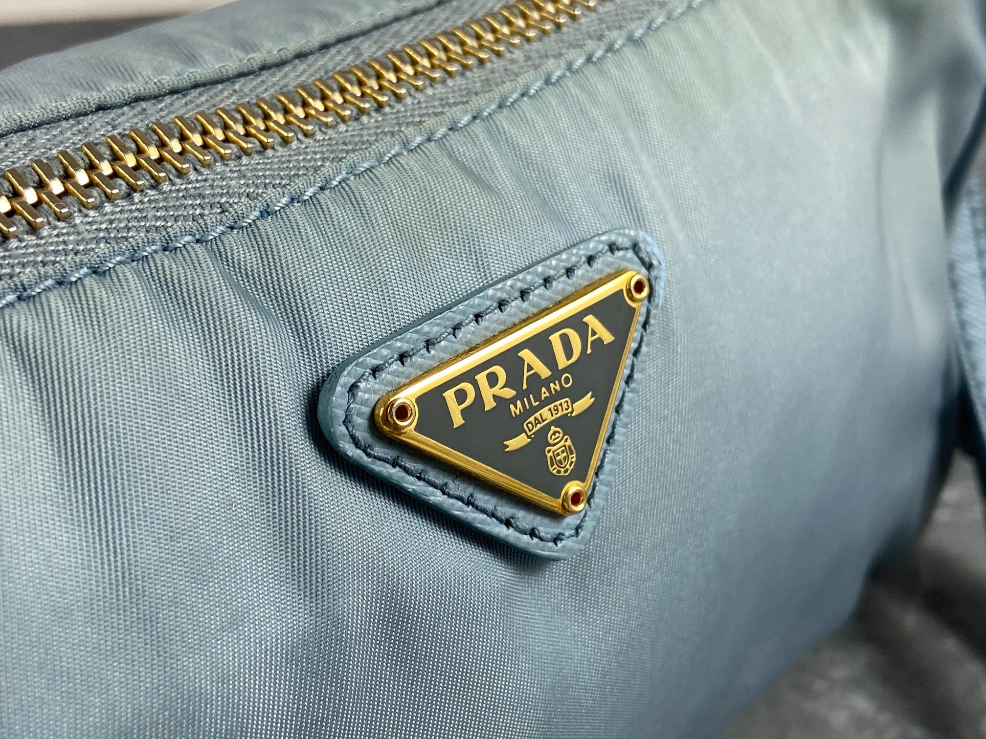 Prada 1N1866 Tessuto Nylon Clutch / Pouch Pervinca