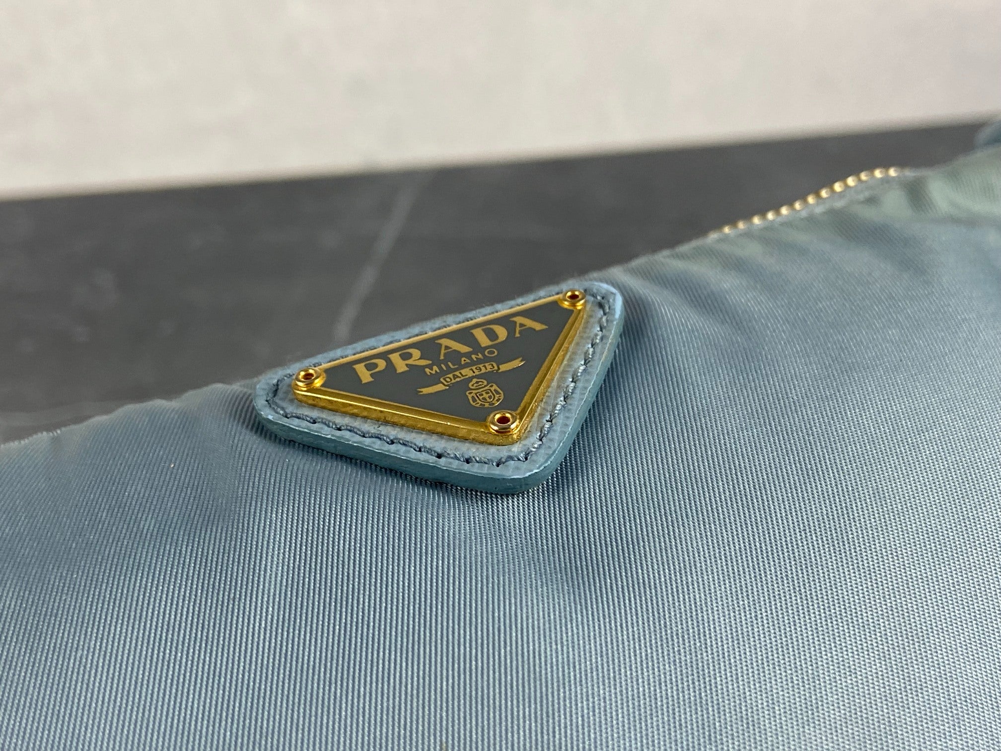 Prada 1N1866 Tessuto Nylon Clutch / Pouch Pervinca