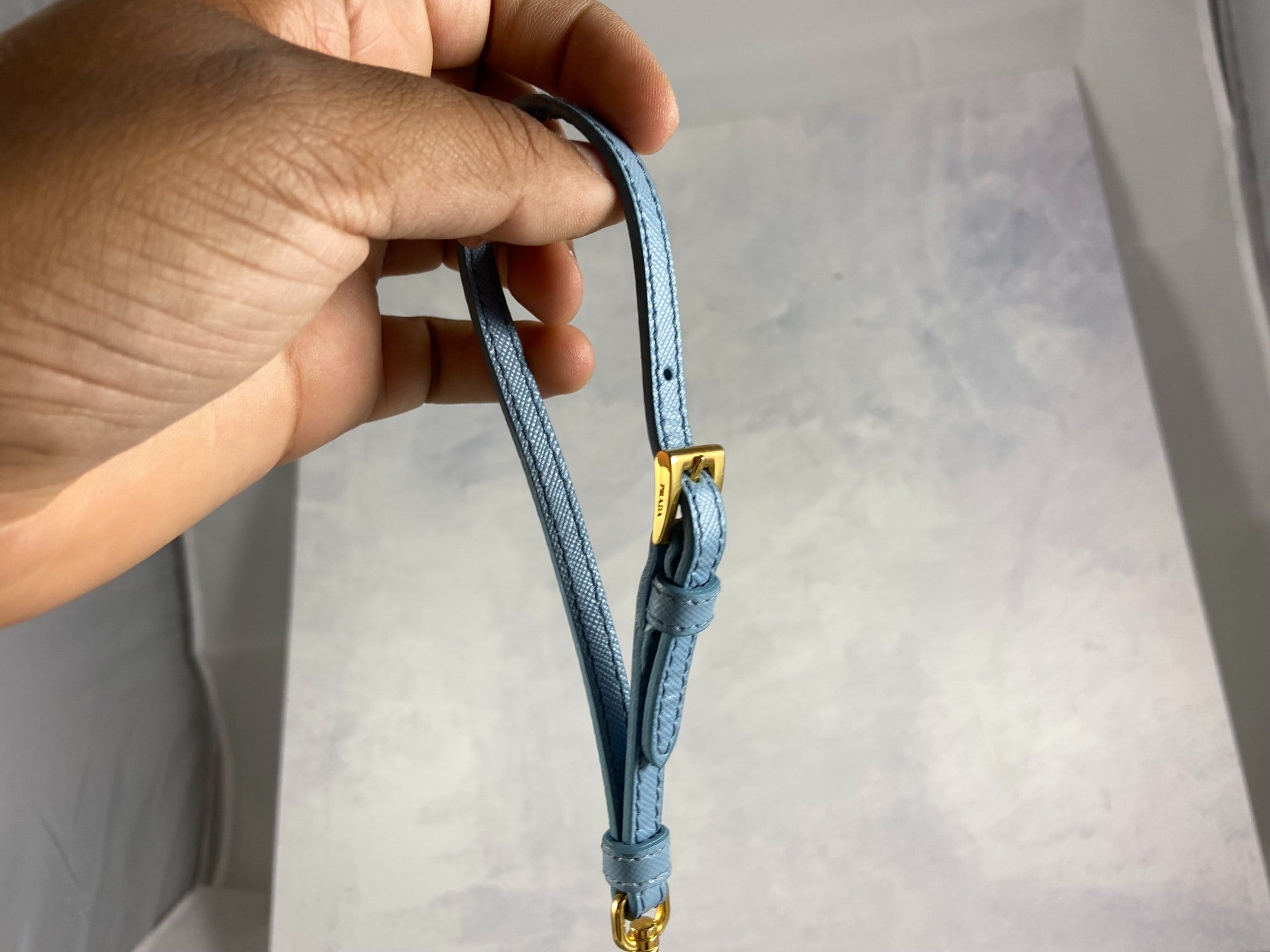 Prada 1N1866 Tessuto Nylon Clutch / Pouch Pervinca