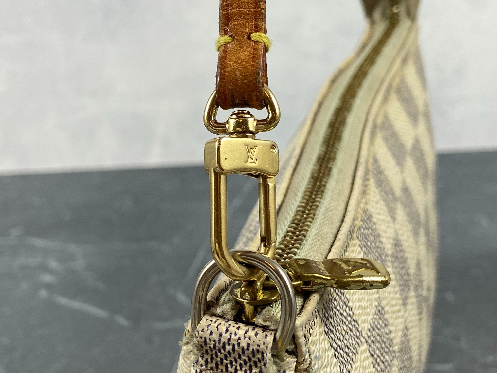 Louis Vuitton Pochette Accessoires Damier Azur Canvas