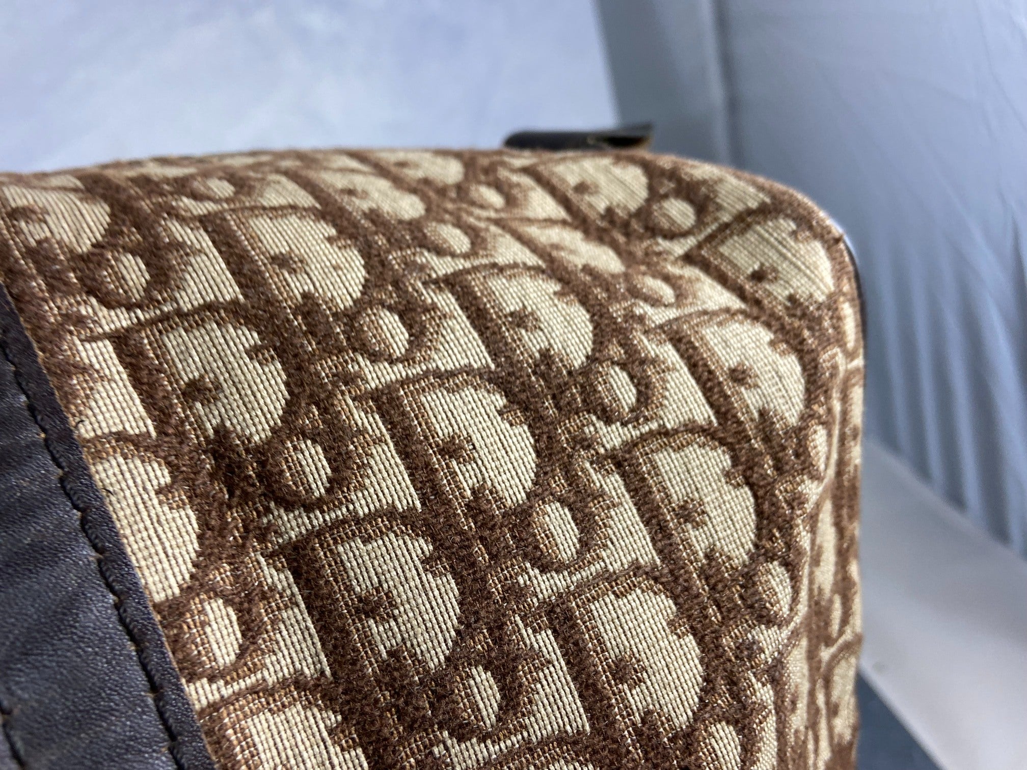 Christian Dior Boston / Duffle Bag Brown Trotter Monogram