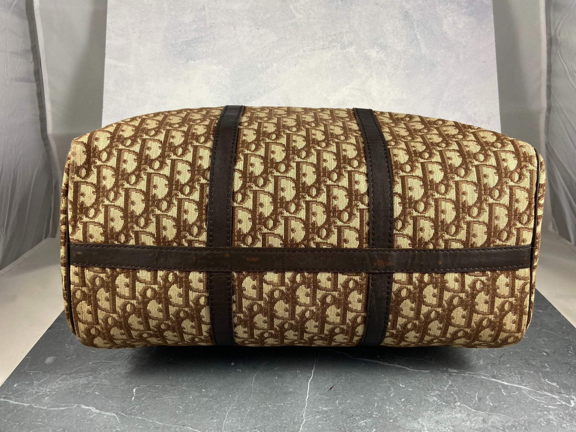 Christian Dior Boston / Duffle Bag Brown Trotter Monogram