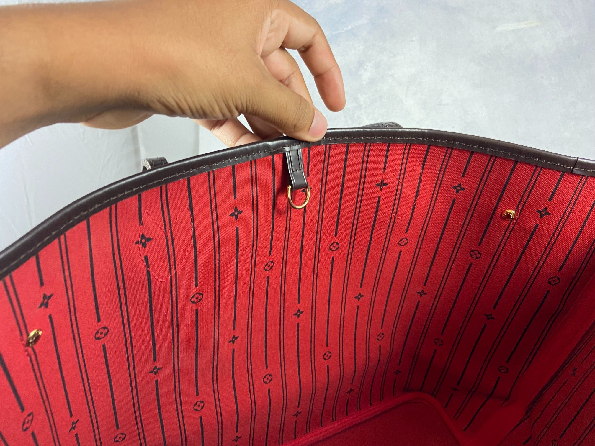 Louis Vuitton Neverfull MM Damier Ebene Canvas