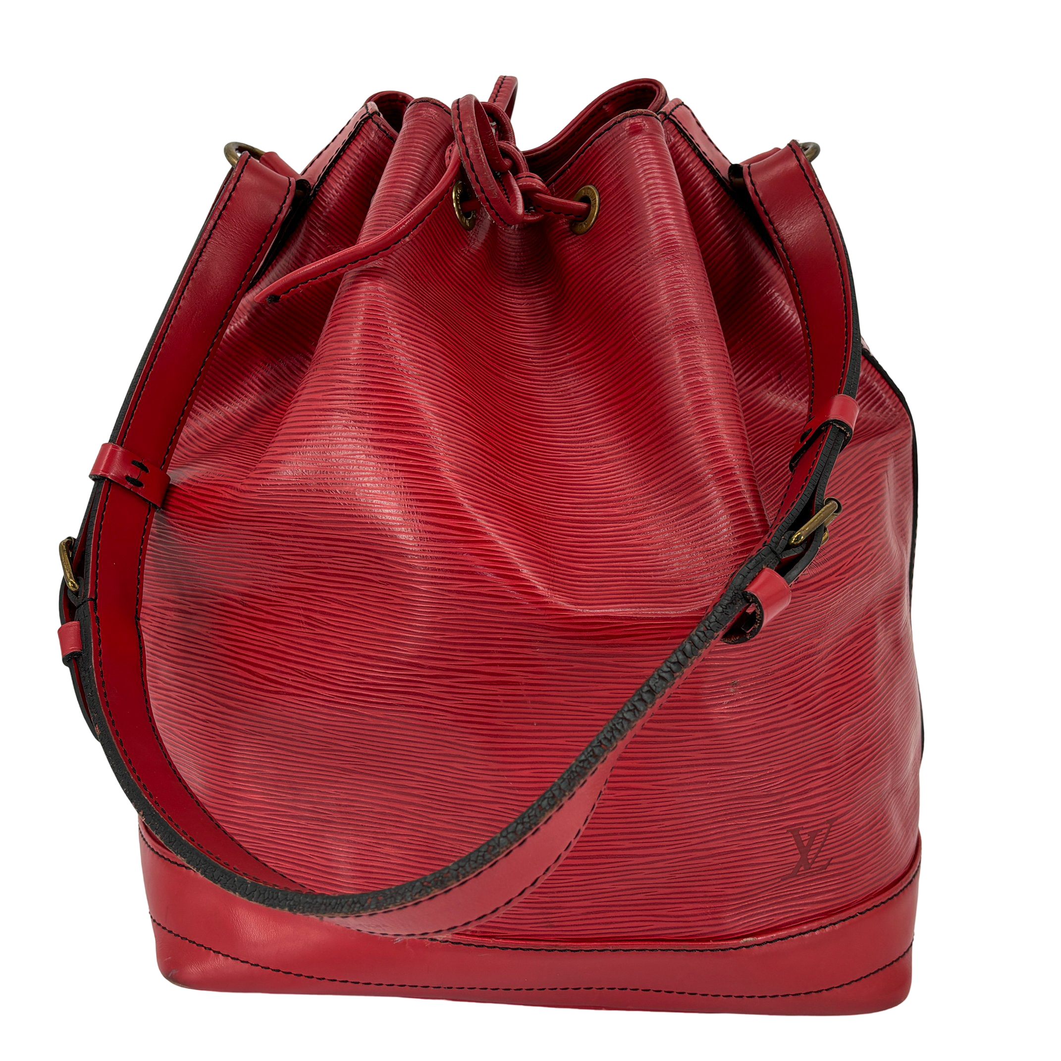Louis Vuitton Sac Noé Grand Red Epi Leather