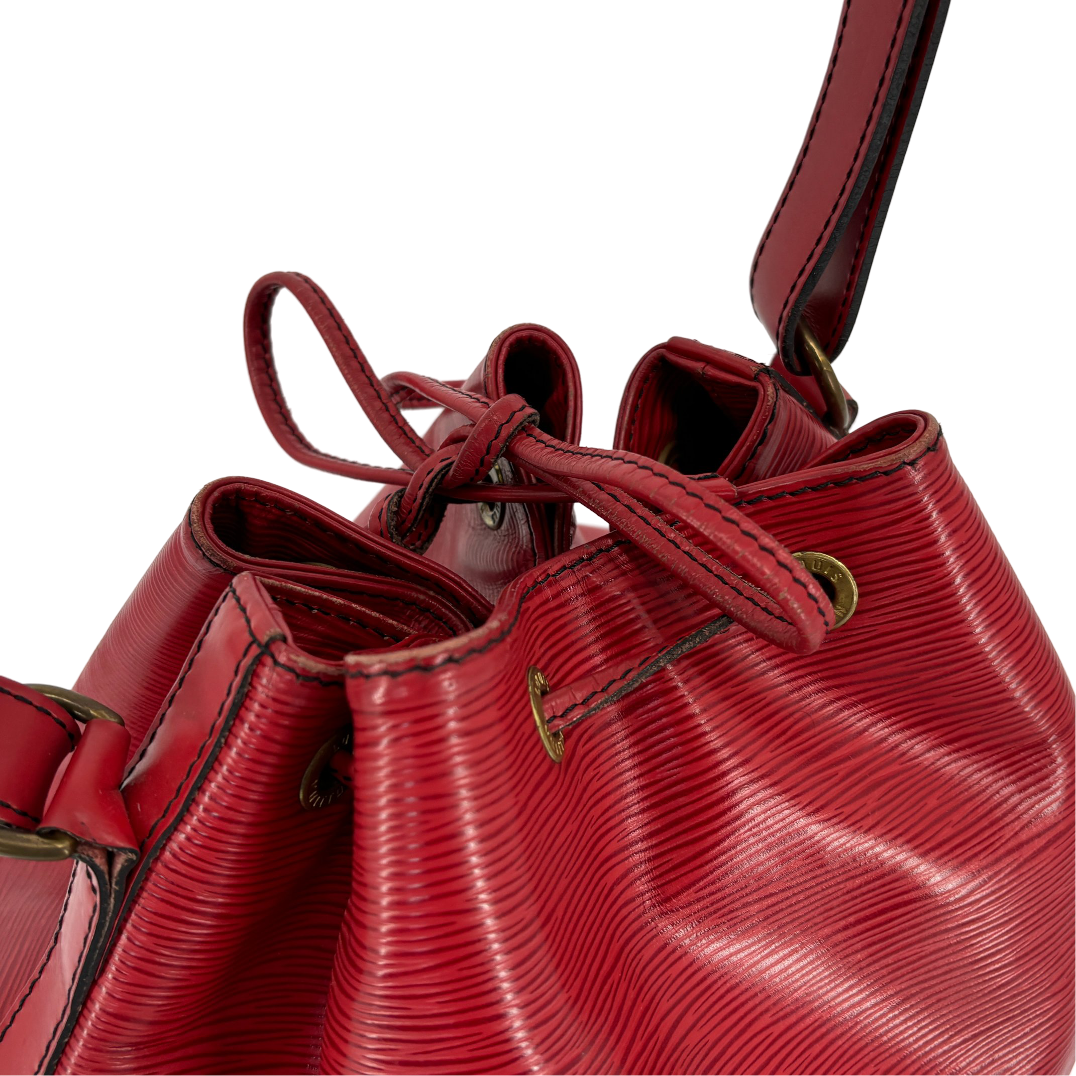 Louis Vuitton Sac Noé Grand Red Epi Leather