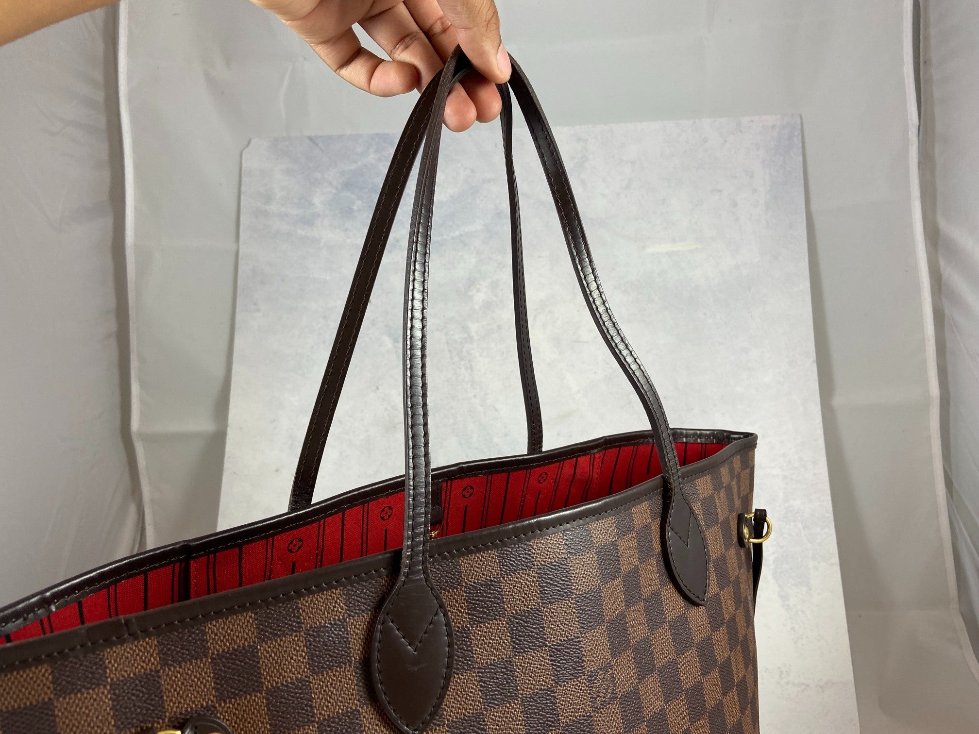 Louis Vuitton Neverfull MM Damier Ebene Canvas