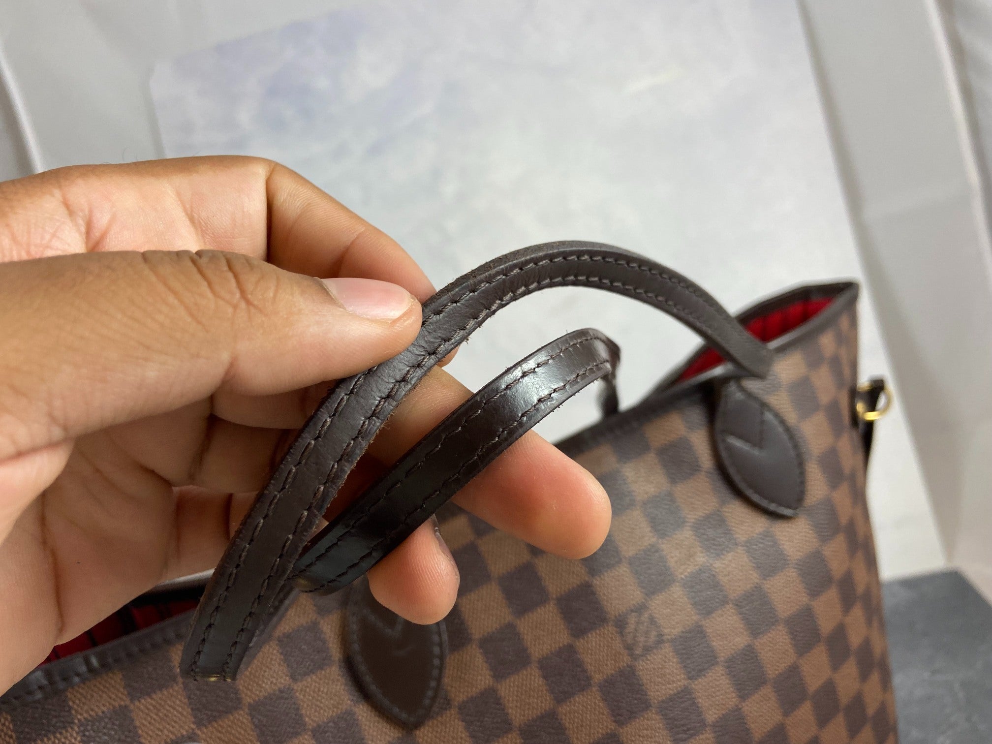 Louis Vuitton Neverfull MM Damier Ebene Canvas