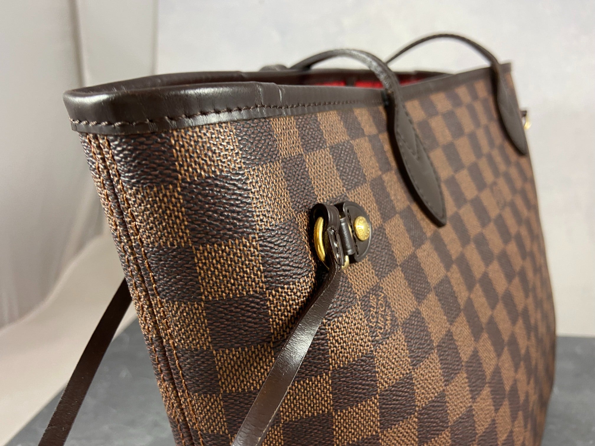 Louis Vuitton Neverfull MM Damier Ebene Canvas