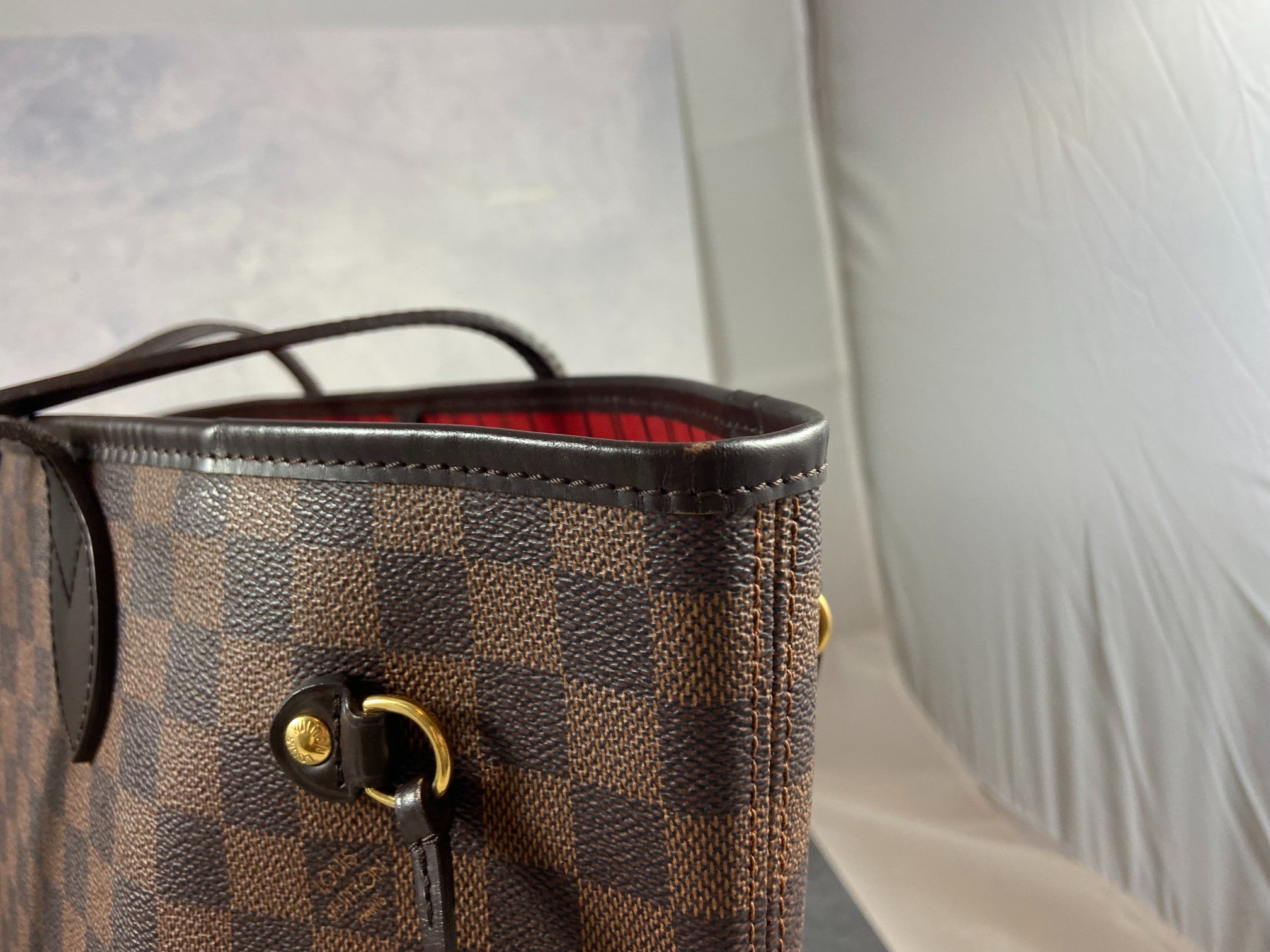 Louis Vuitton Neverfull MM Damier Ebene Canvas