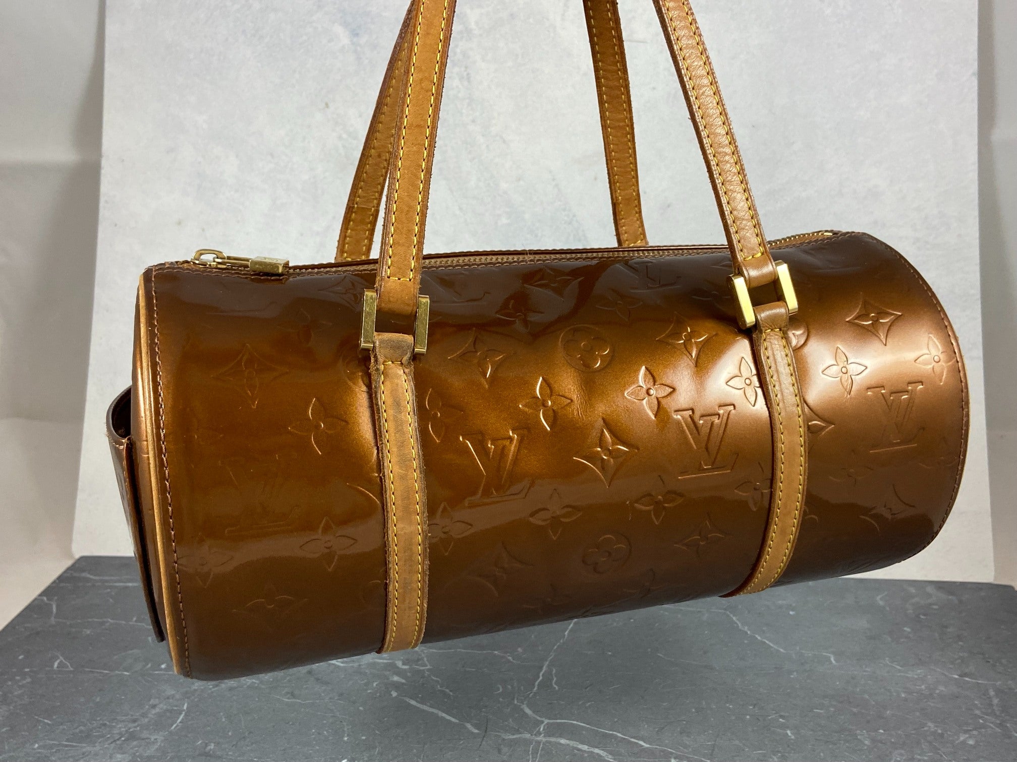 Louis Vuitton Bedford / Papillon Brown Vernis Leather
