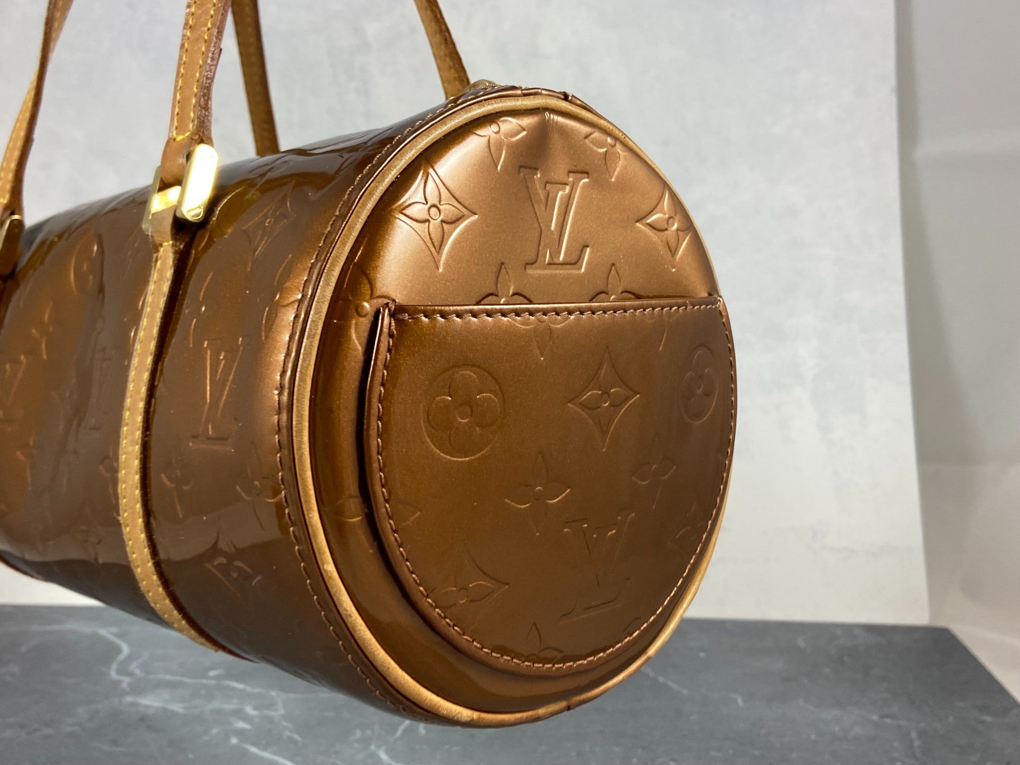 Louis Vuitton Bedford / Papillon Brown Vernis Leather