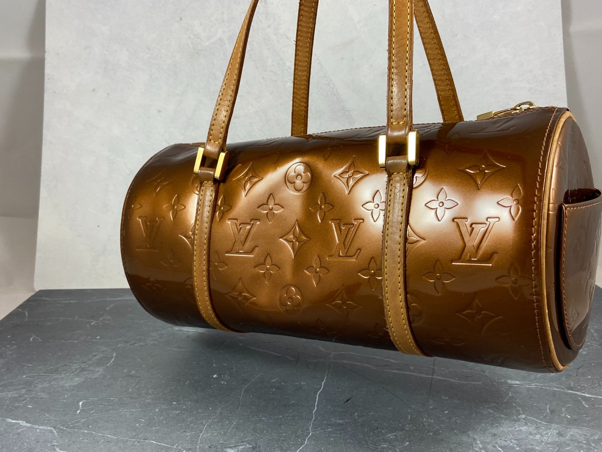 Louis Vuitton Bedford / Papillon Brown Vernis Leather