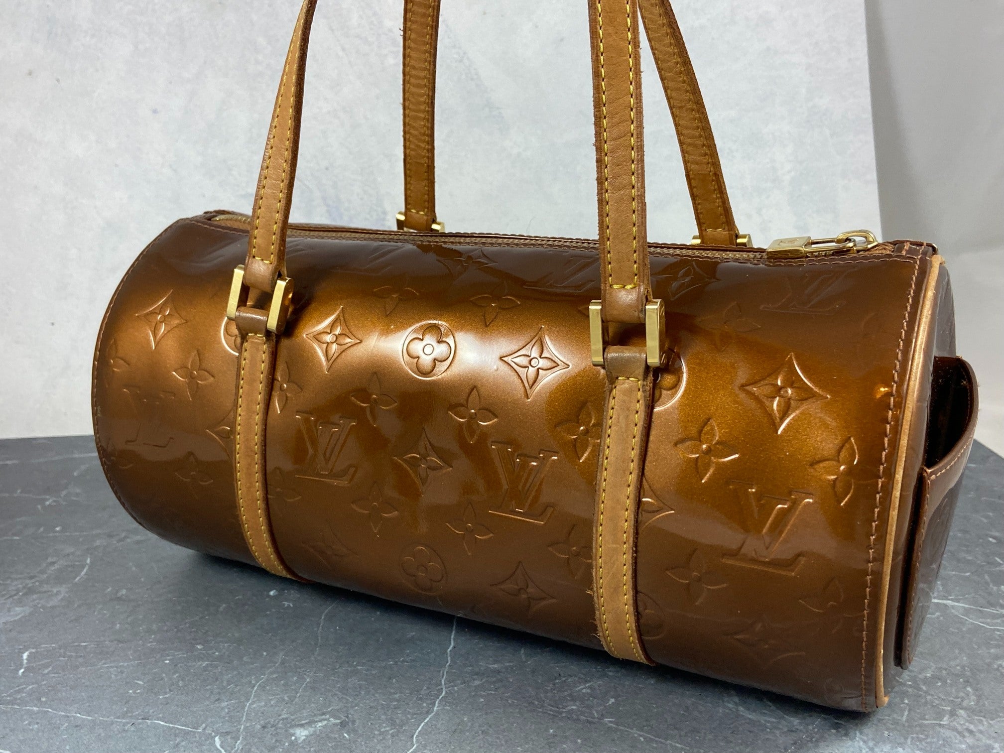 Louis Vuitton Bedford / Papillon Brown Vernis Leather