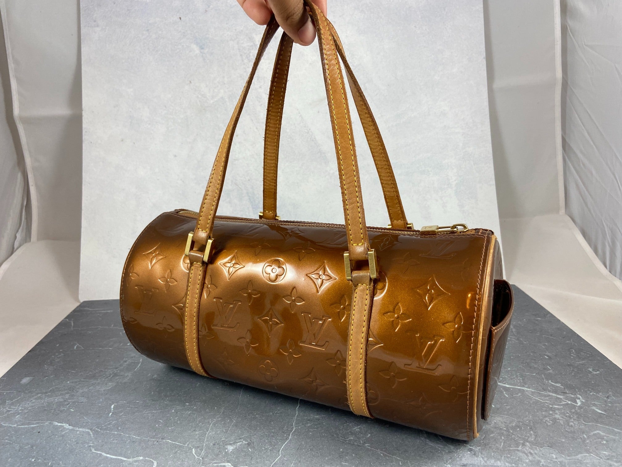 Louis Vuitton Bedford / Papillon Brown Vernis Leather