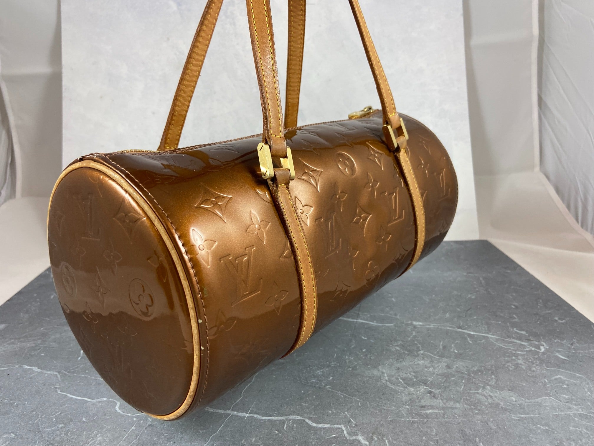 Louis Vuitton Bedford / Papillon Brown Vernis Leather