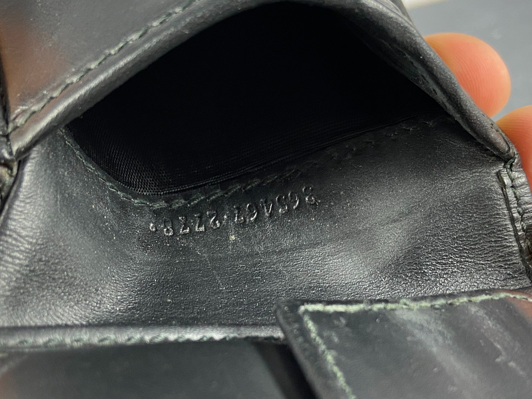 Gucci Bifold Wallet Black GG Monogram Leather