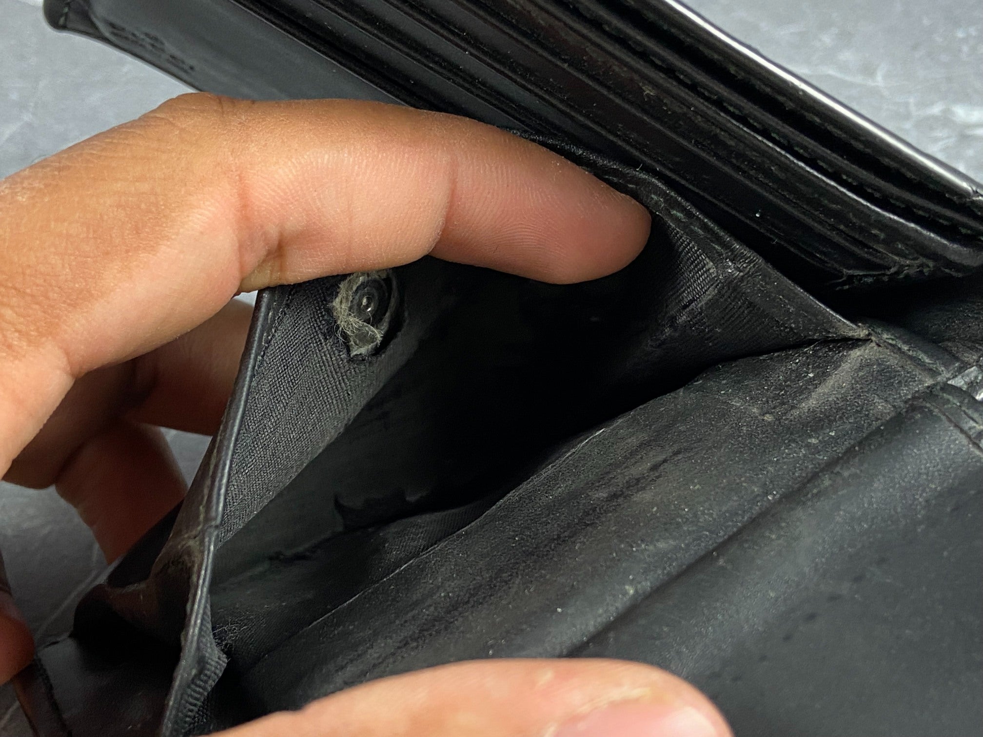 Gucci Bifold Wallet Black GG Monogram Leather