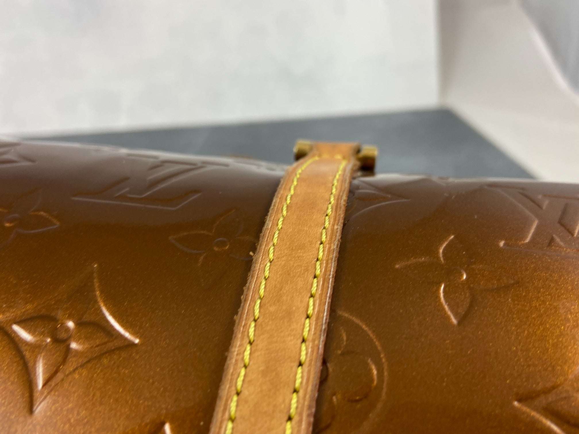 Louis Vuitton Bedford / Papillon Brown Vernis Leather