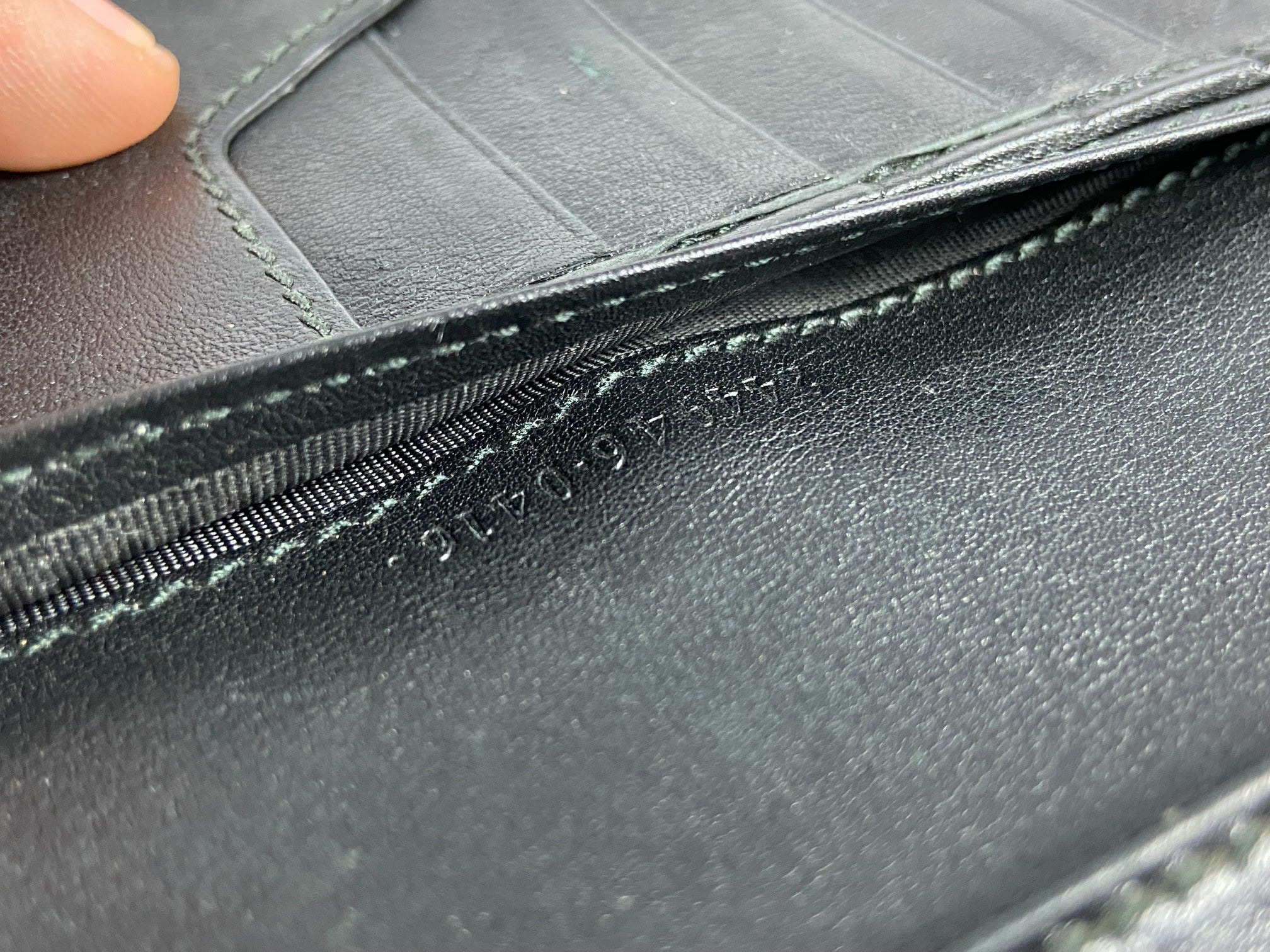 Gucci Long Wallet Black GG Monogram Leather