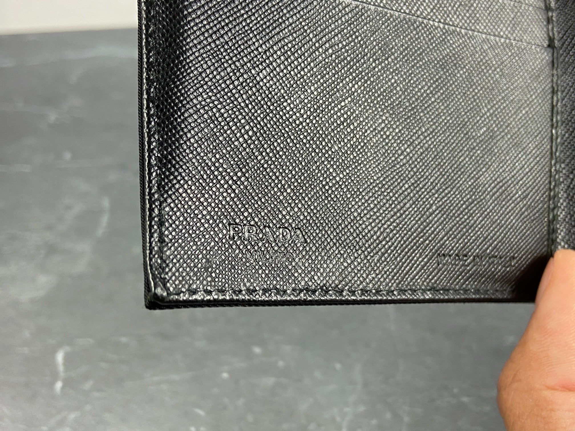 Prada Tessuto Nylon Small Wallet Black