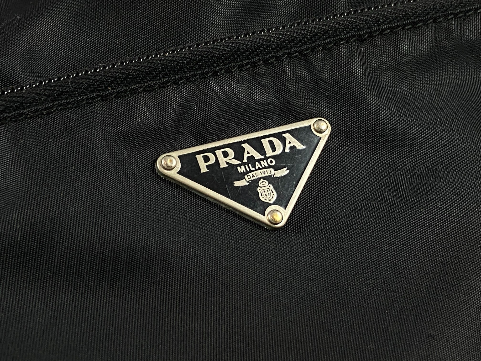 Prada BT0167 Vela Sport Nylon Shoulder / Messenger Bag Black