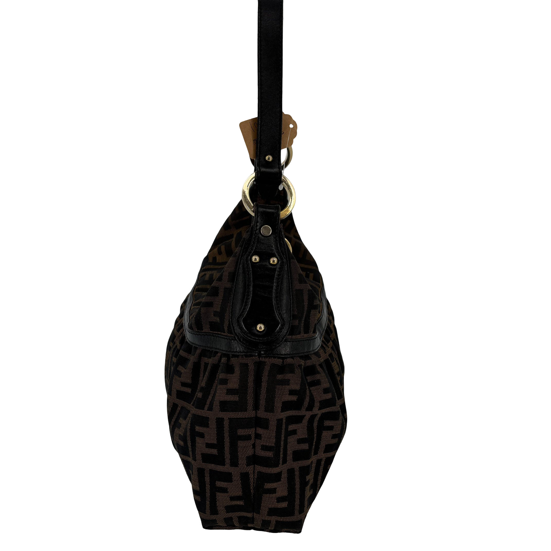 Fendi Chef Hobo Bag Brown Zucca Monogram