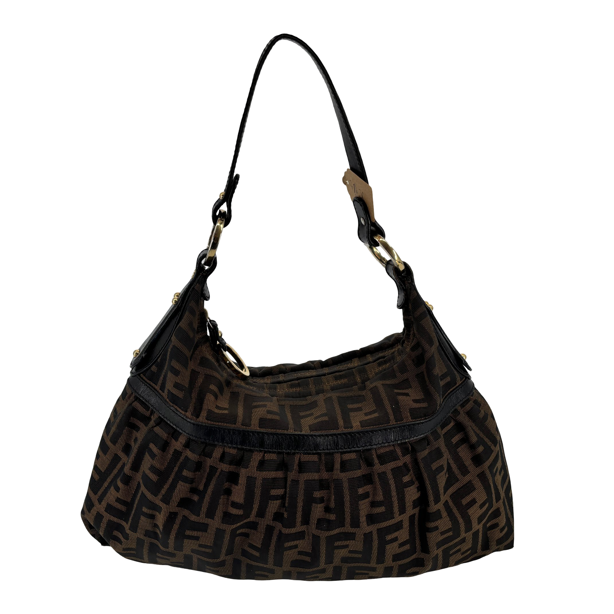 Fendi Chef Hobo Bag Brown Zucca Monogram