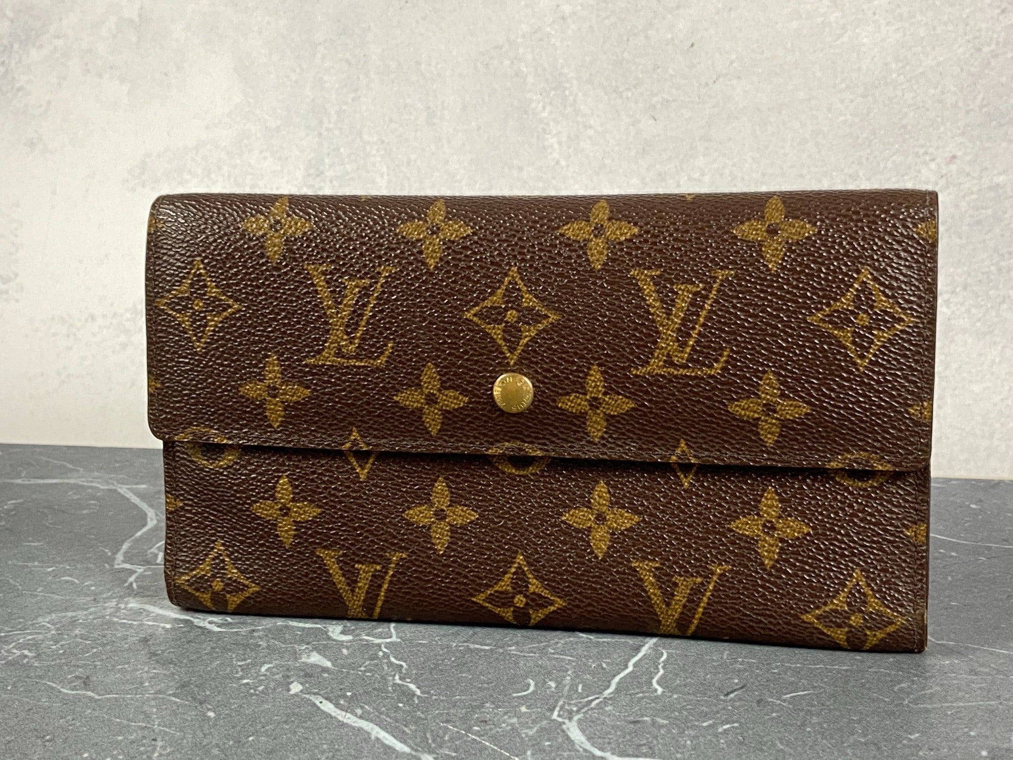 Louis Vuitton Porte Tresor International Wallet Monogram Canvas