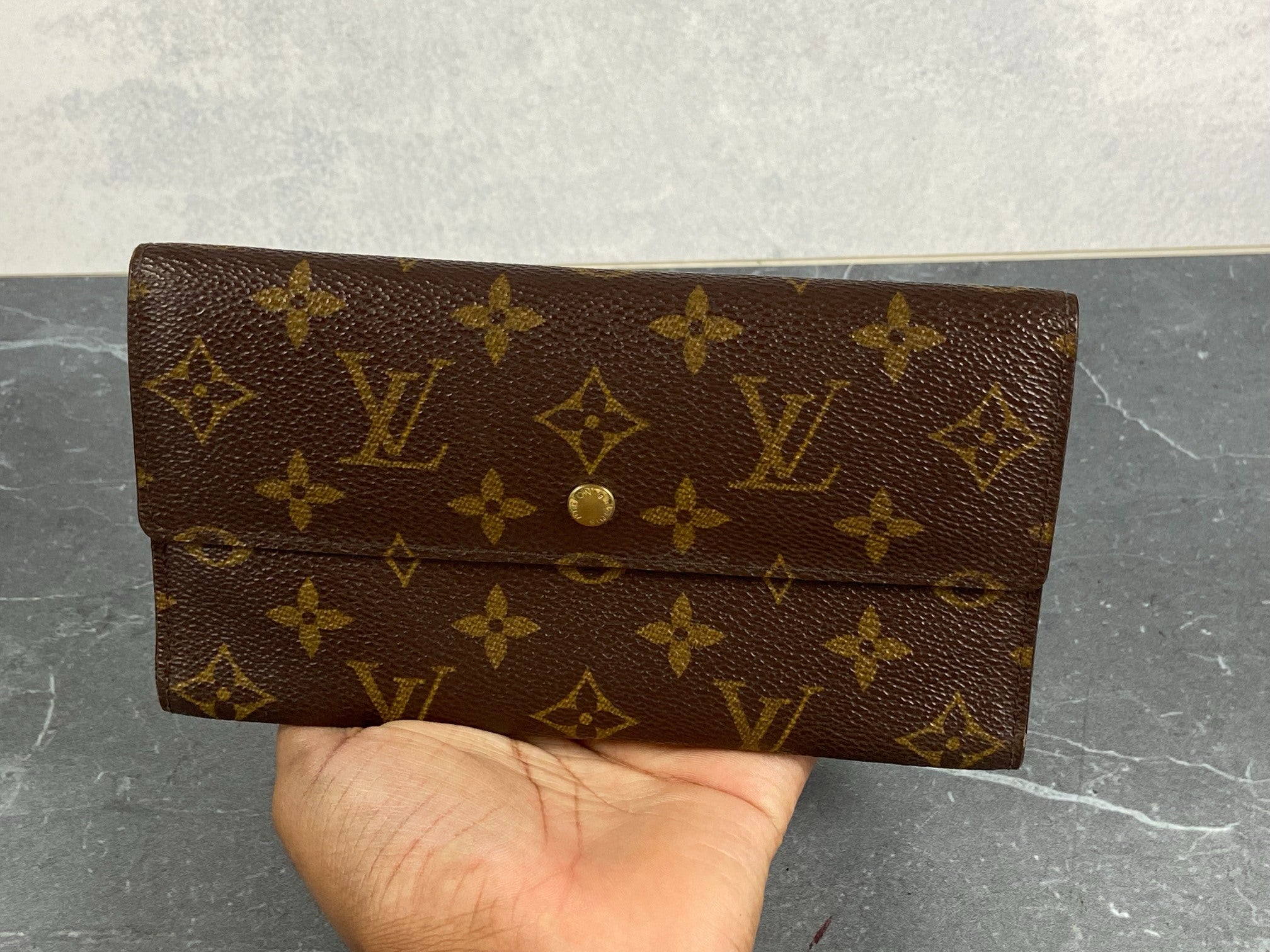 Louis Vuitton Porte Tresor International Wallet Monogram Canvas