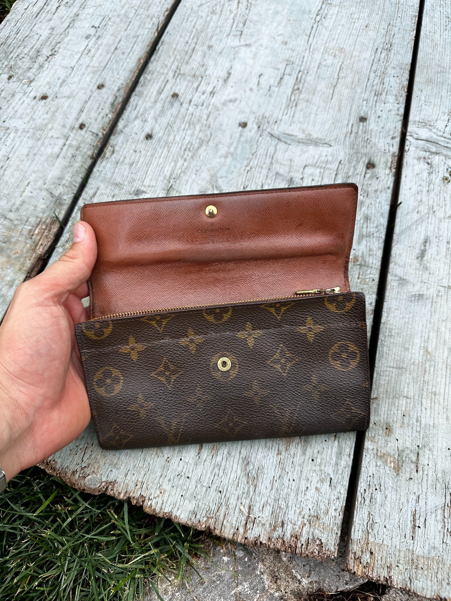 Louis Vuitton Sarah Wallet Monogram Canvas