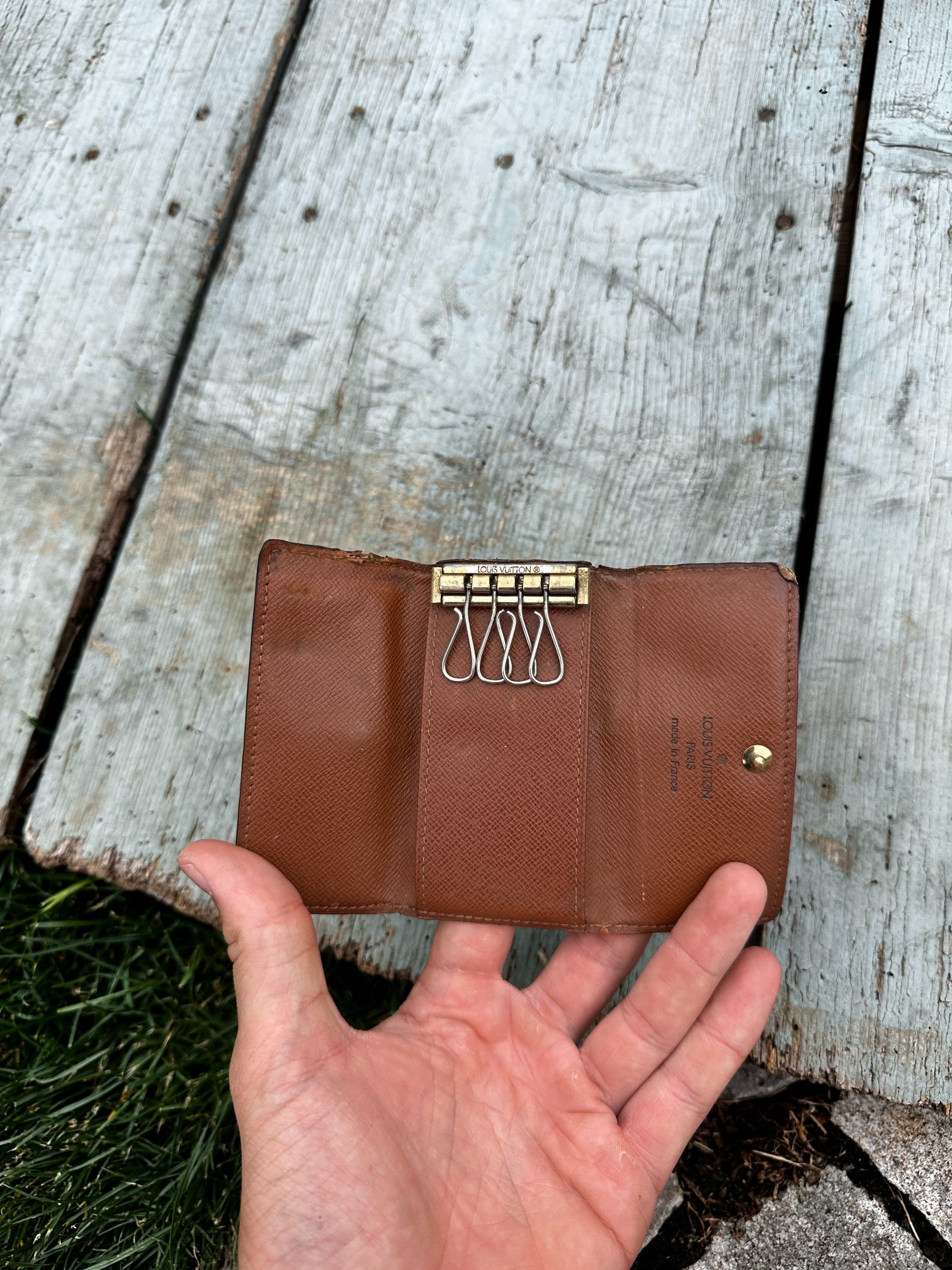 Louis Vuitton 4 Key Holder Monogram Canvas